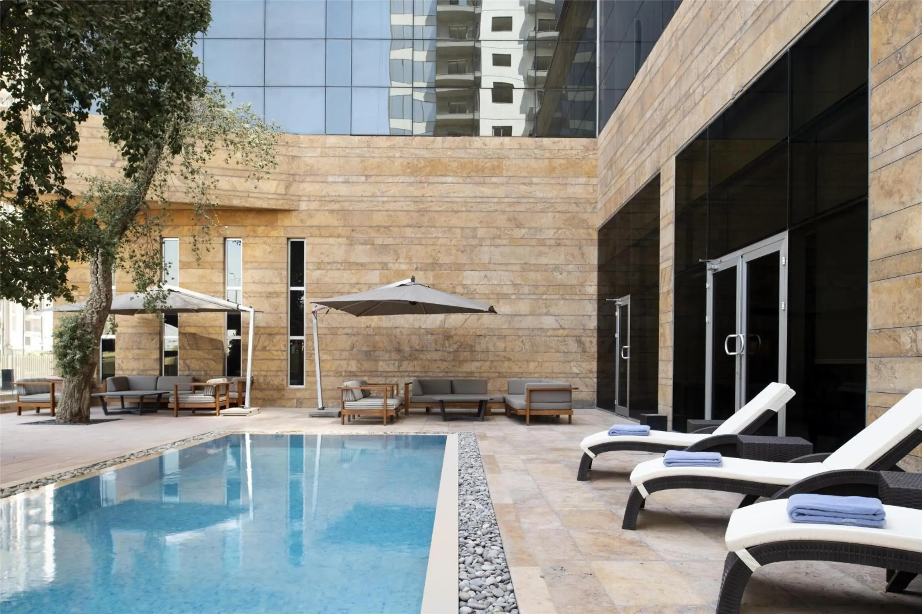 Pool view in Bristoria Hotel Erbil Pool view in Bristoria Hotel Erbil