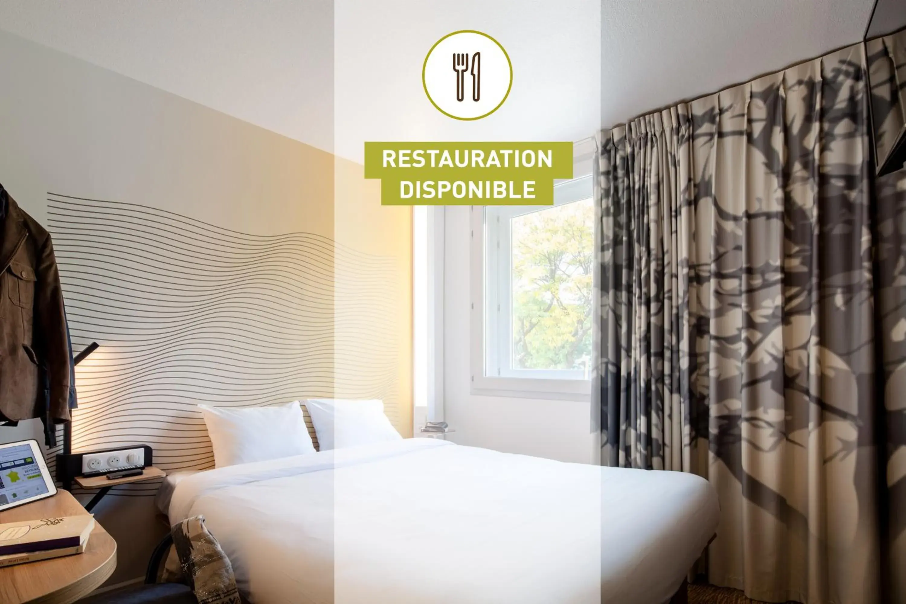 Food, Bed in B&B Hotel PARIS GENNEVILLIERS ASNIERES