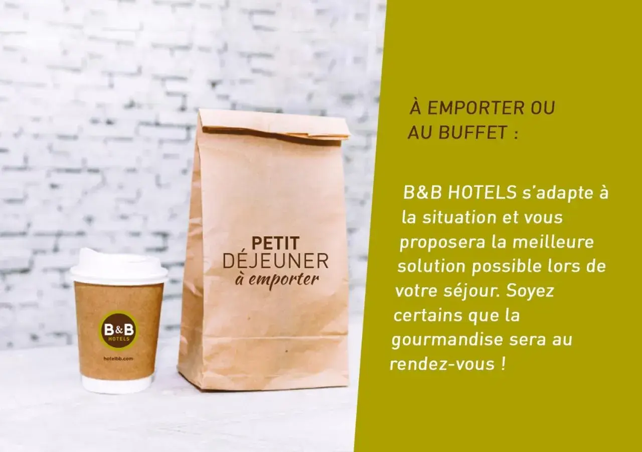 Breakfast in B&B Hotel PARIS GENNEVILLIERS ASNIERES