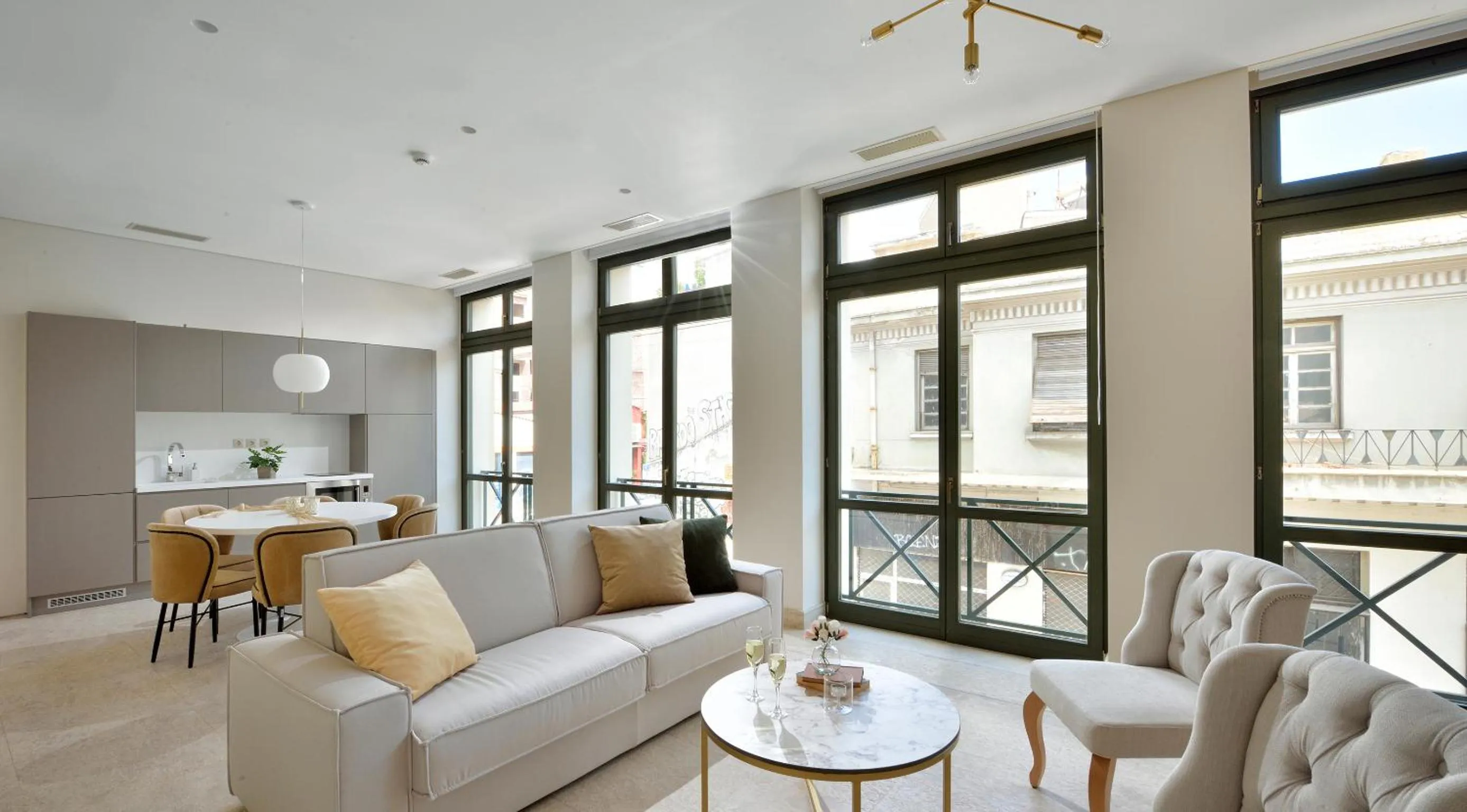 Living room in Thission Luxury Homes & SPA by K&K