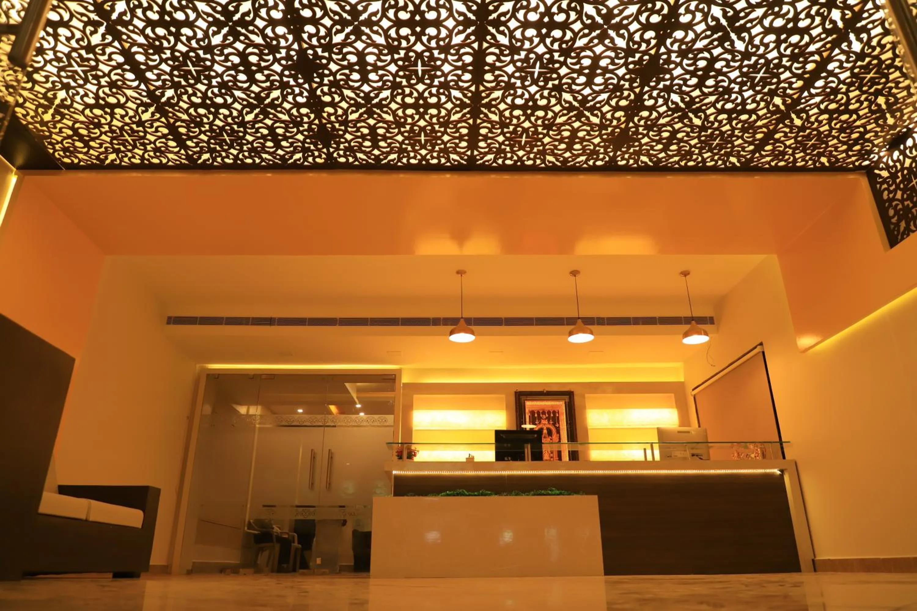 Lobby or reception in TM Hotel