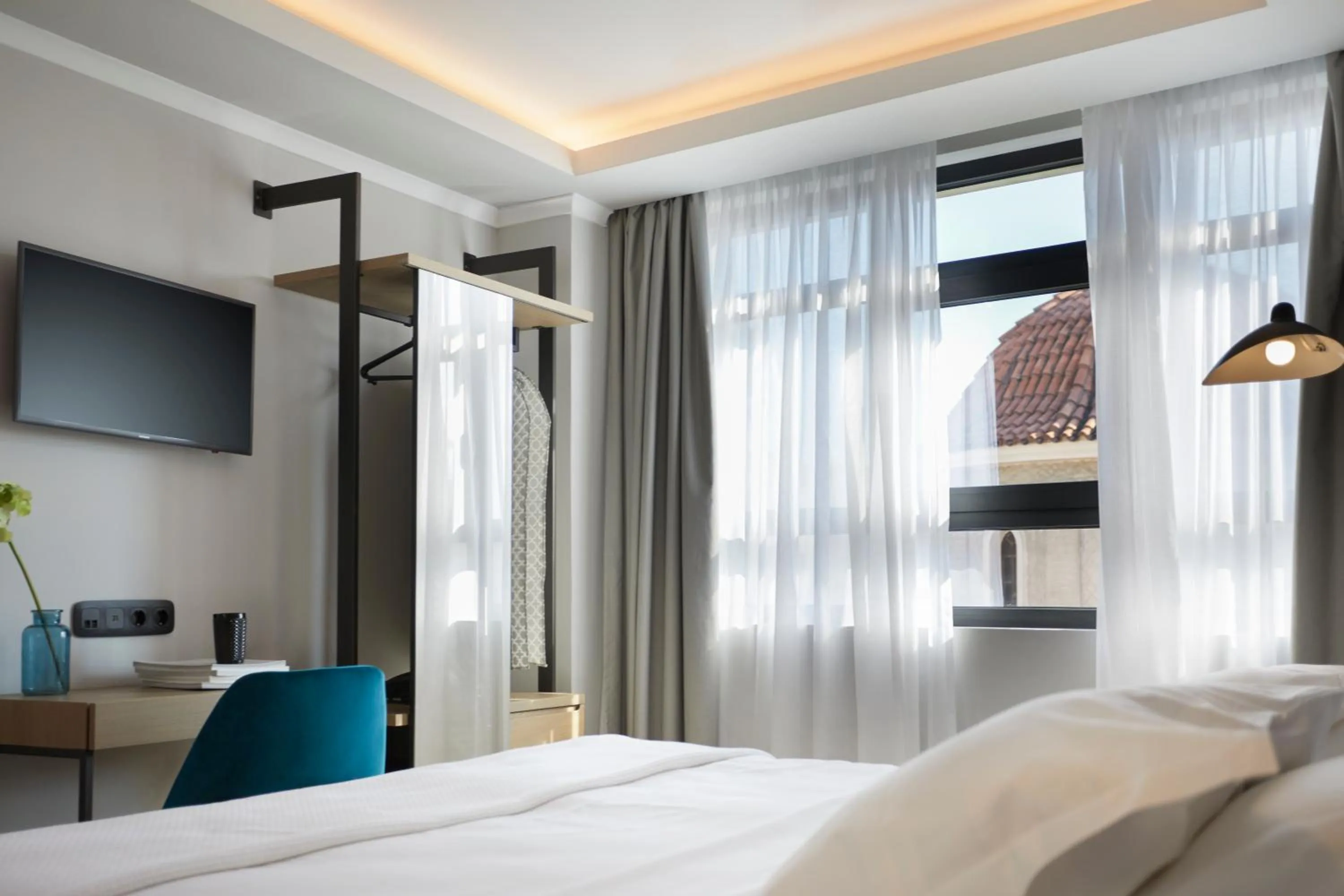 Bedroom, Bed in The Artist Athens