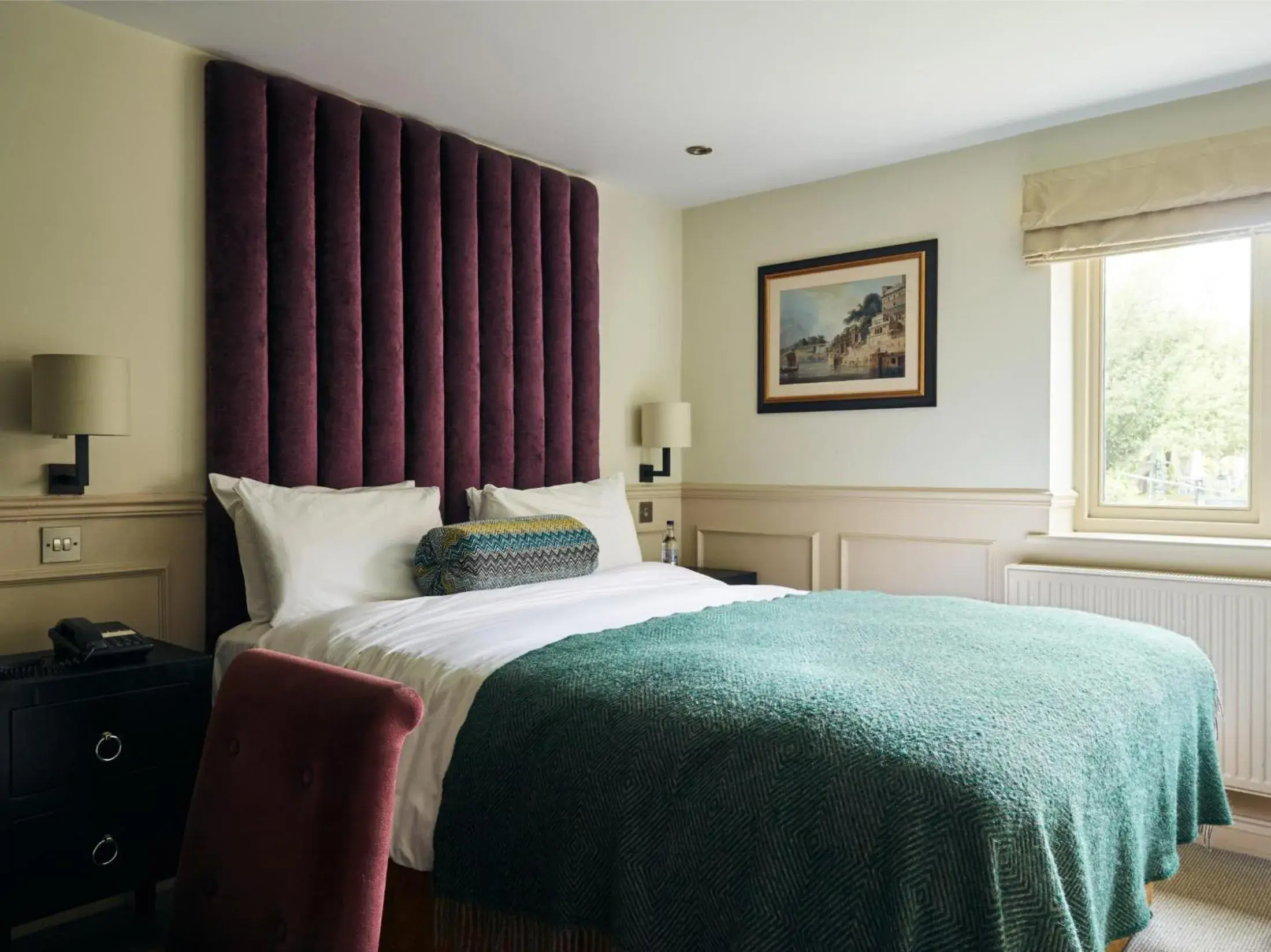 Bed in The Talbot Inn Bed in The Talbot Inn