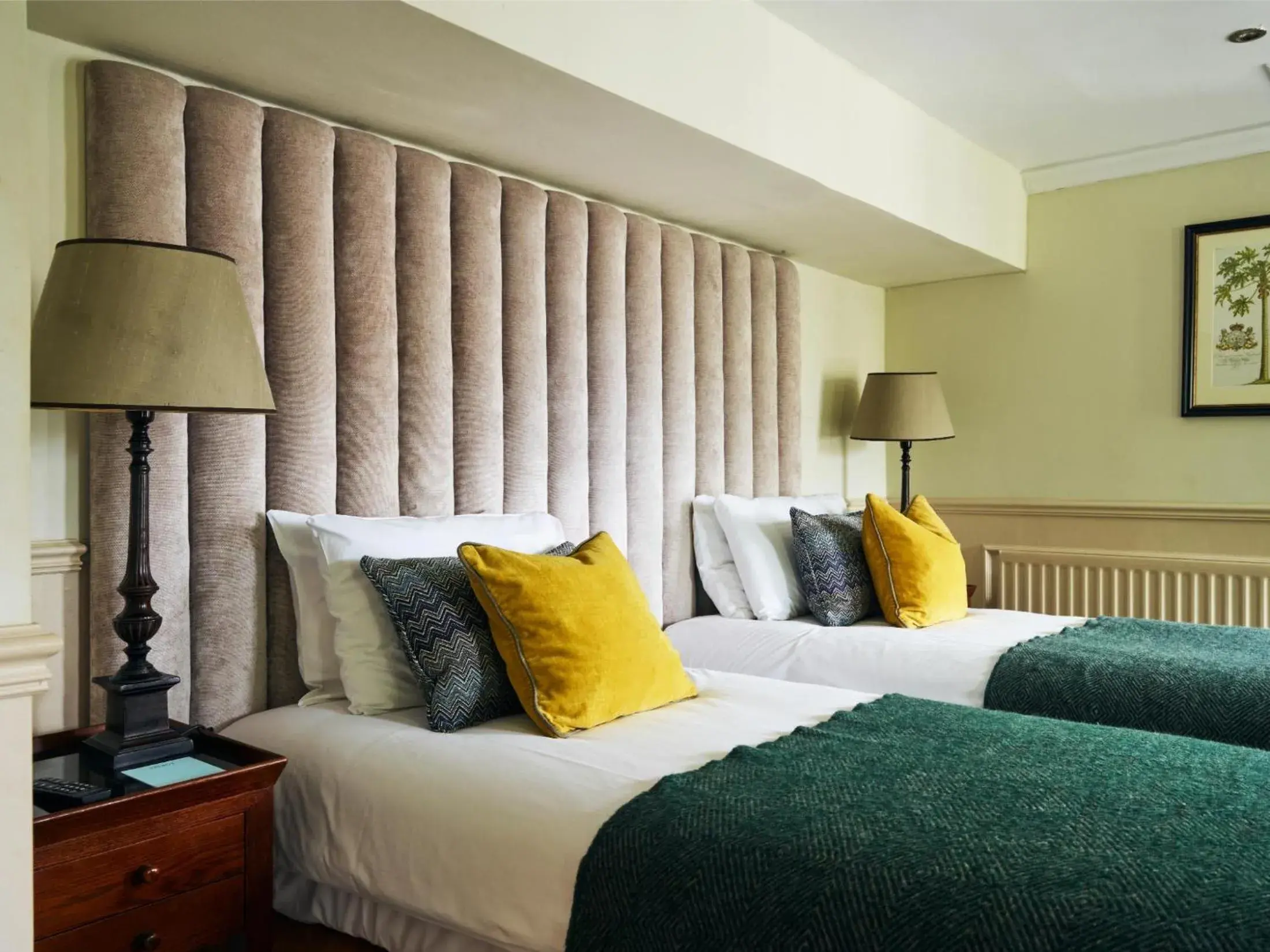 Bed in The Talbot Inn Bed in The Talbot Inn