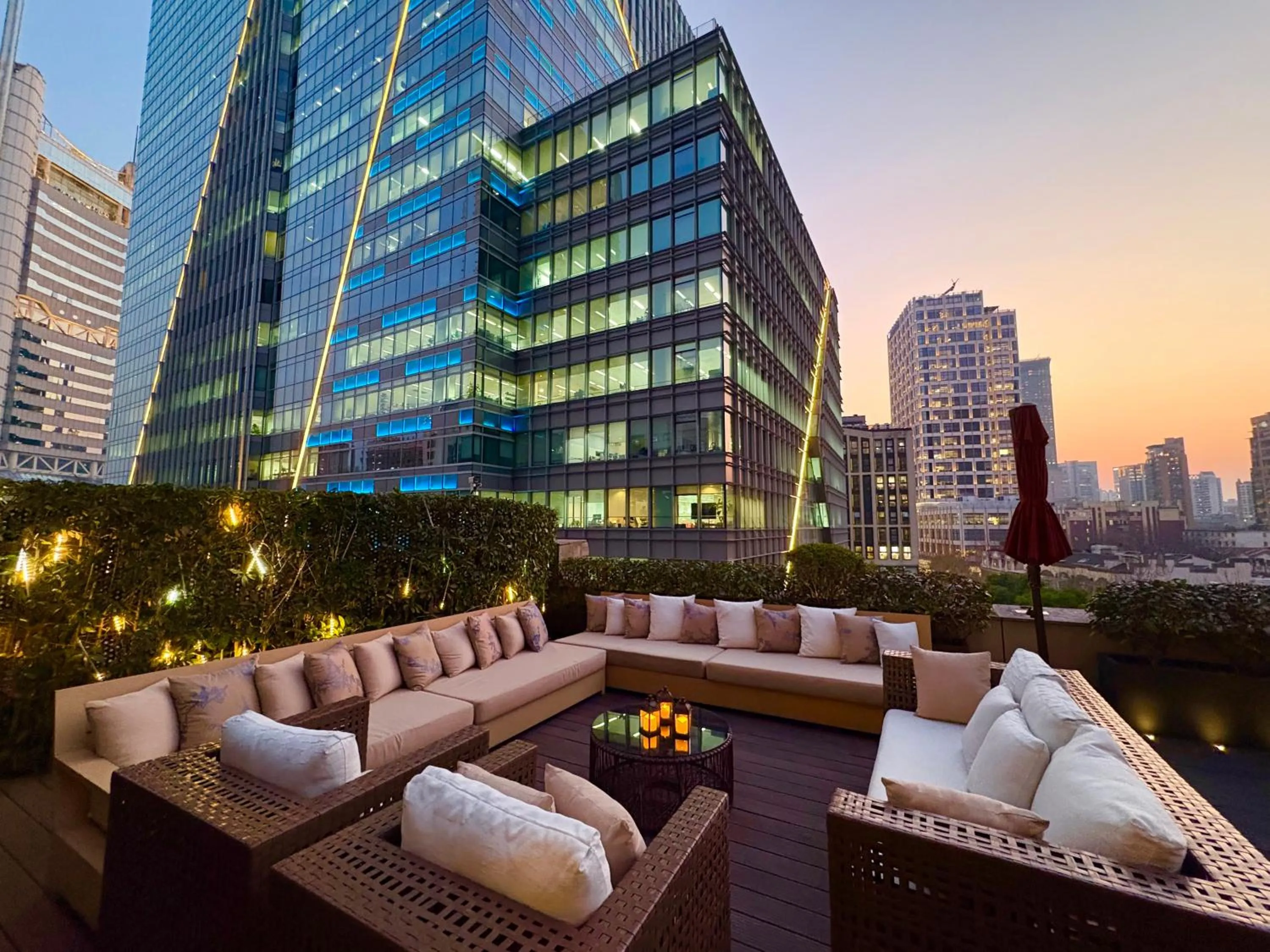 Balcony/Terrace in Kempinski The One Suites Hotel Shanghai Downtown