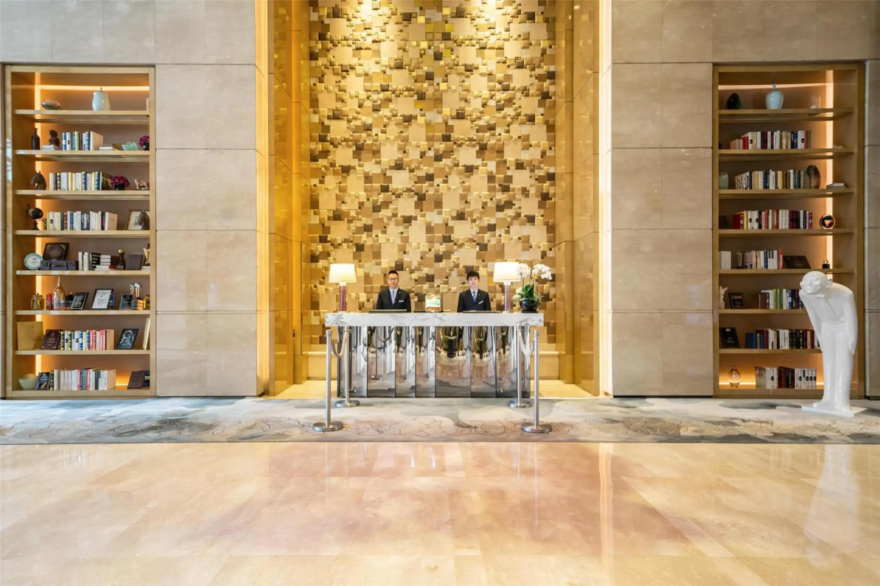 Lobby or reception in Kempinski The One Suites Hotel Shanghai Downtown Lobby or reception in Kempinski The One Suites Hotel Shanghai Downtown