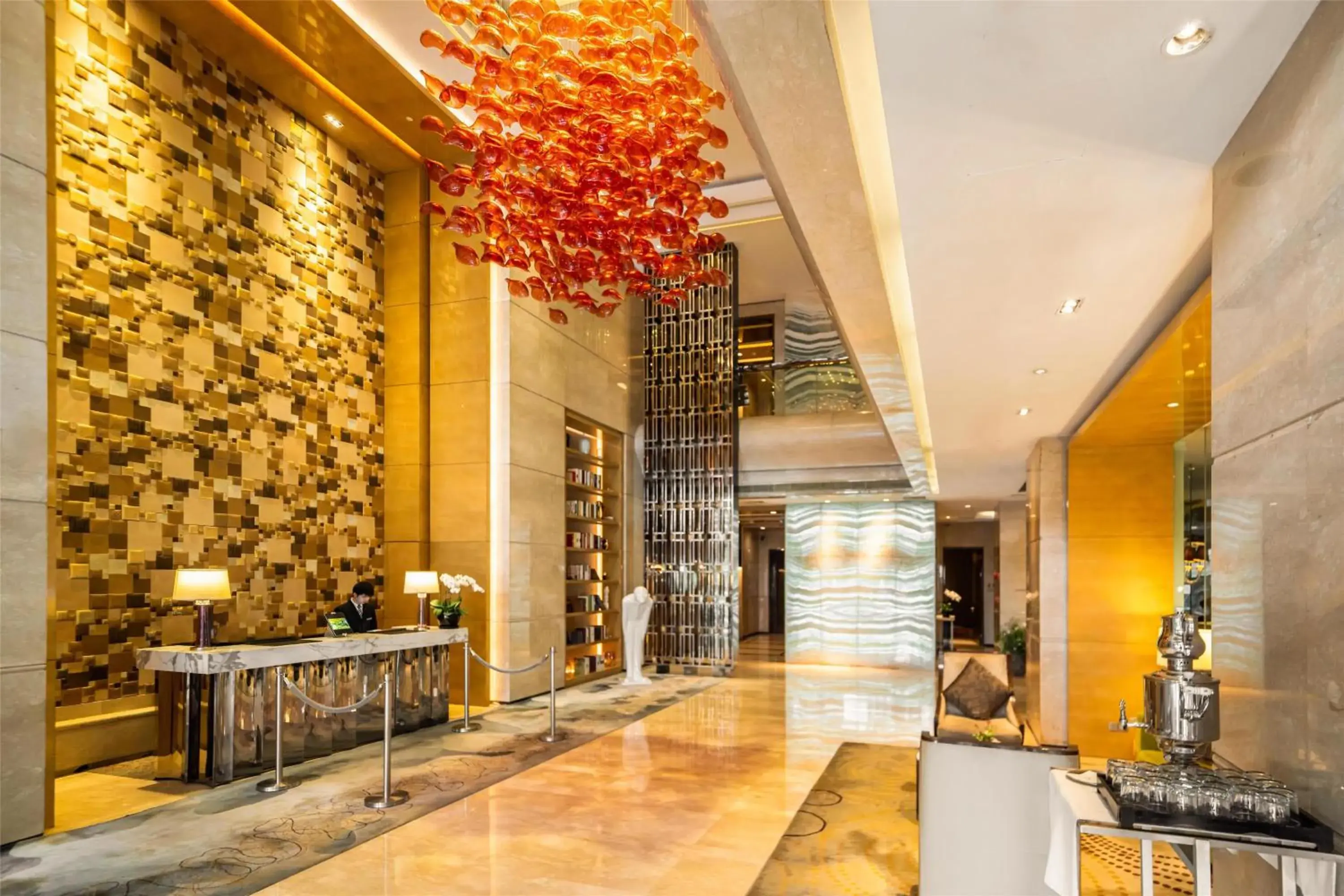 Lobby or reception in Kempinski The One Suites Hotel Shanghai Downtown Lobby or reception in Kempinski The One Suites Hotel Shanghai Downtown