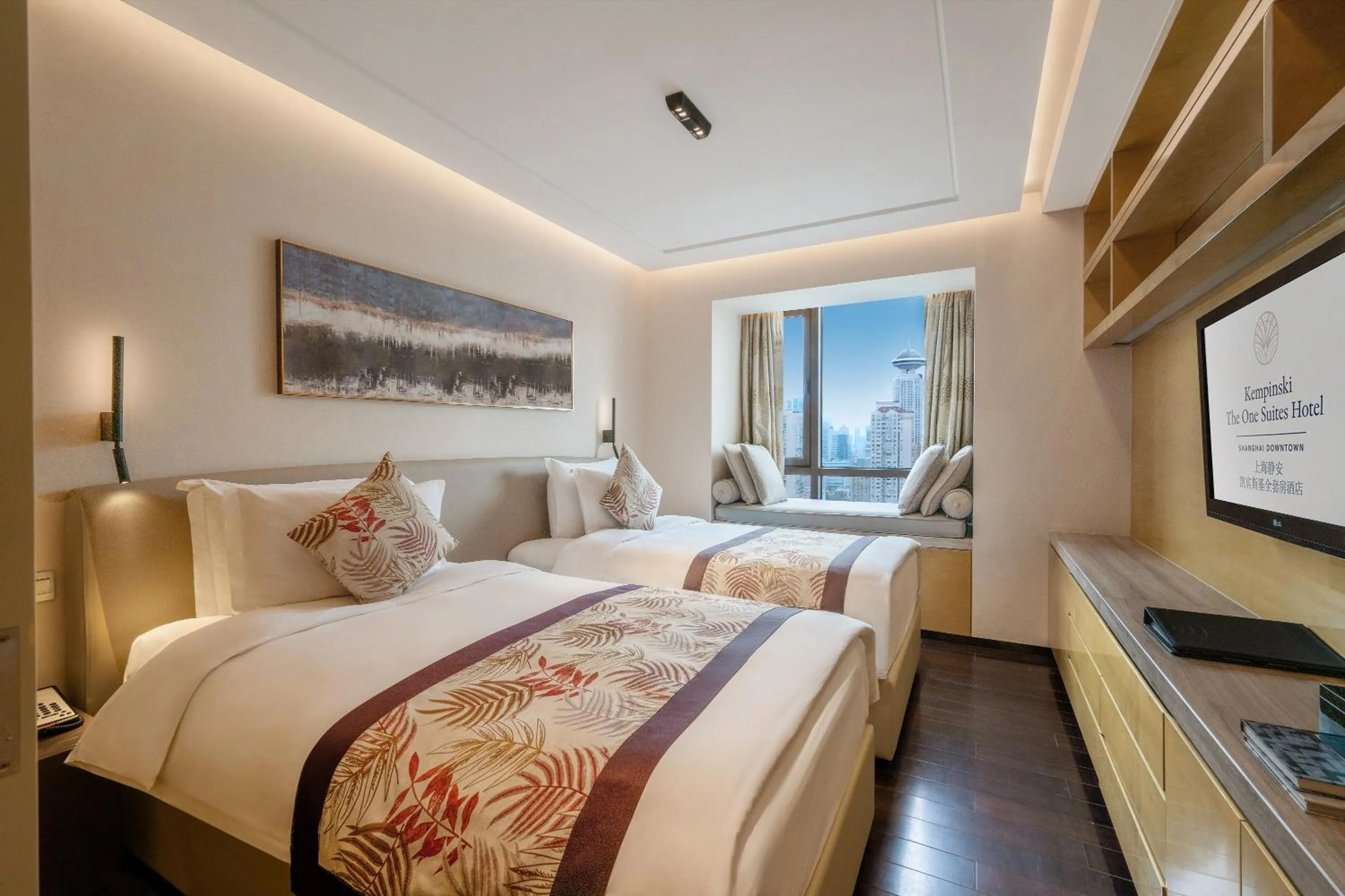 Bedroom, Bed in Kempinski The One Suites Hotel Shanghai Downtown