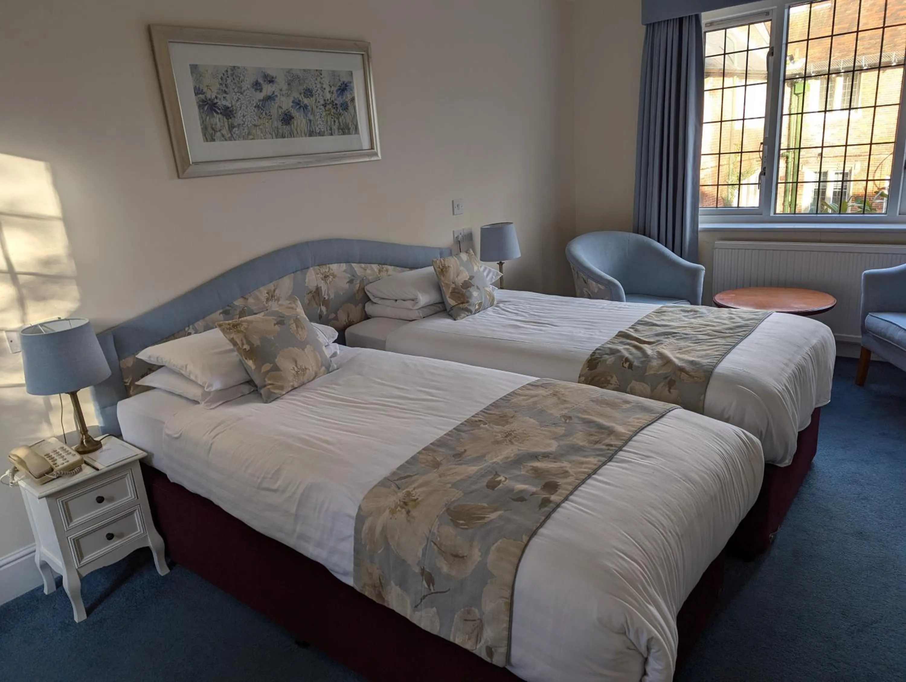 Bed in Passford House Hotel