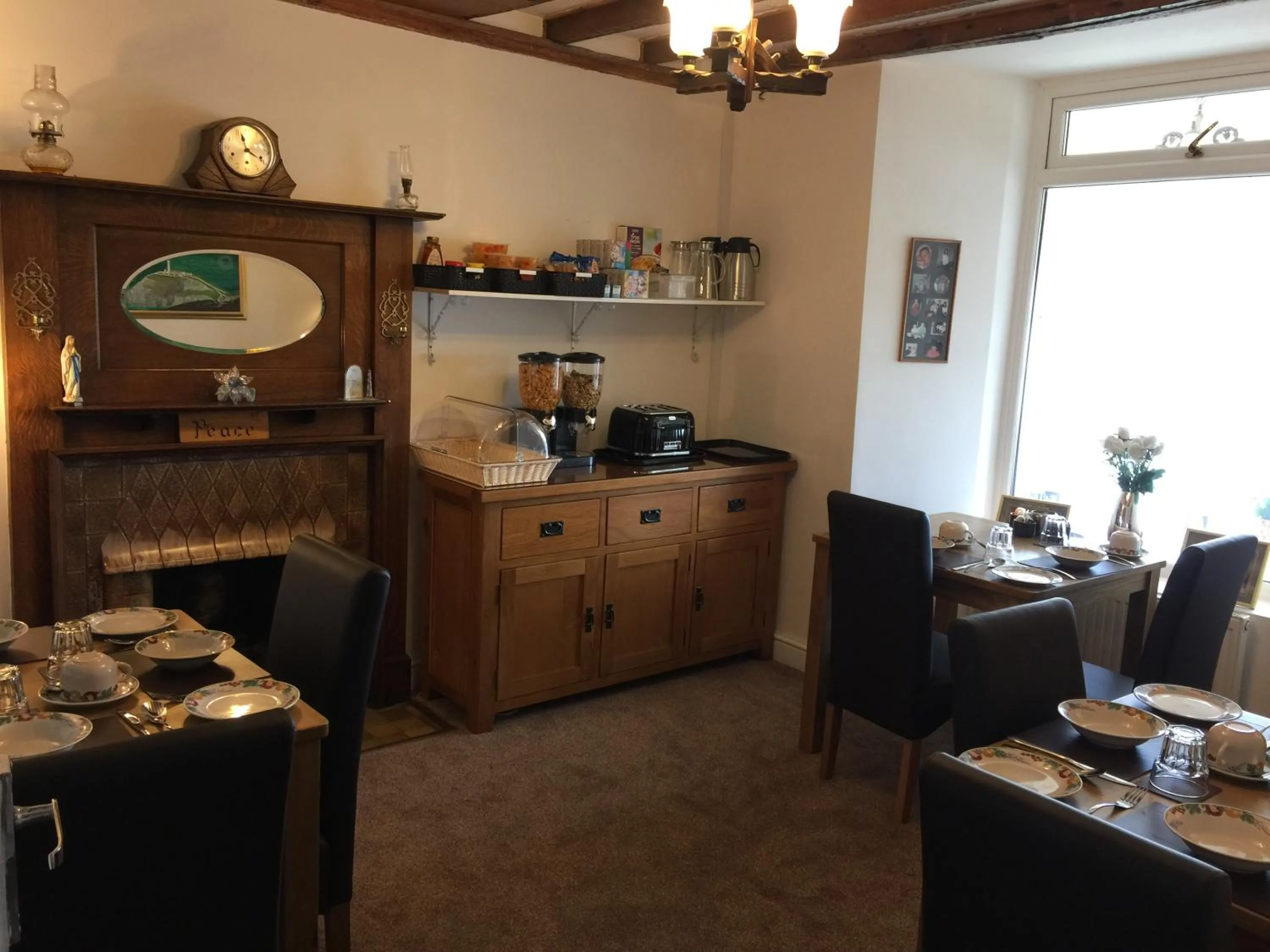 Dining area in The Haven