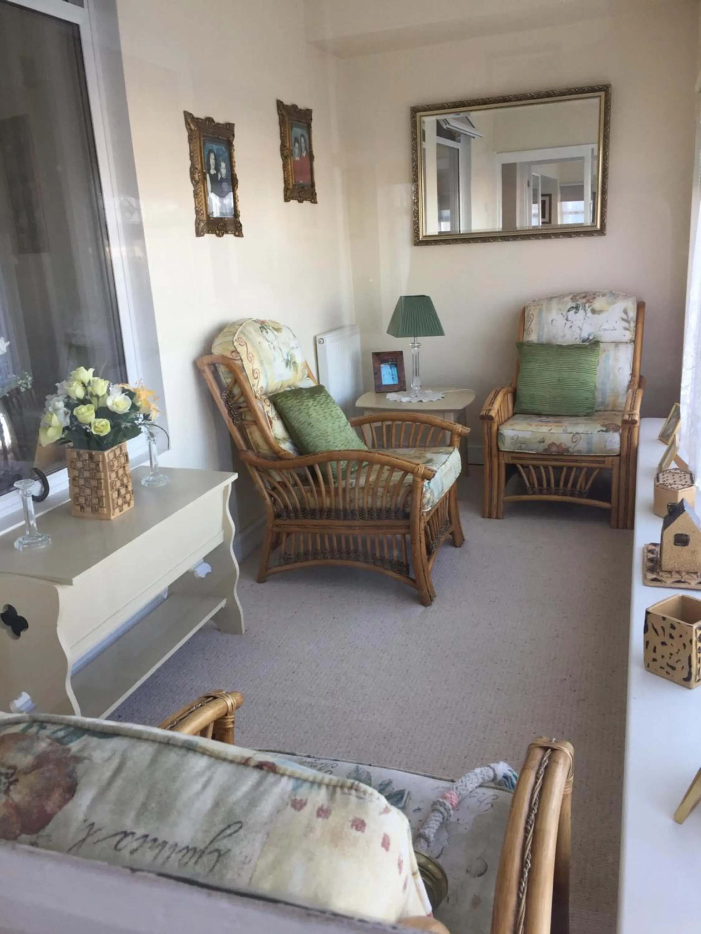 Communal lounge/ TV room in The Haven
