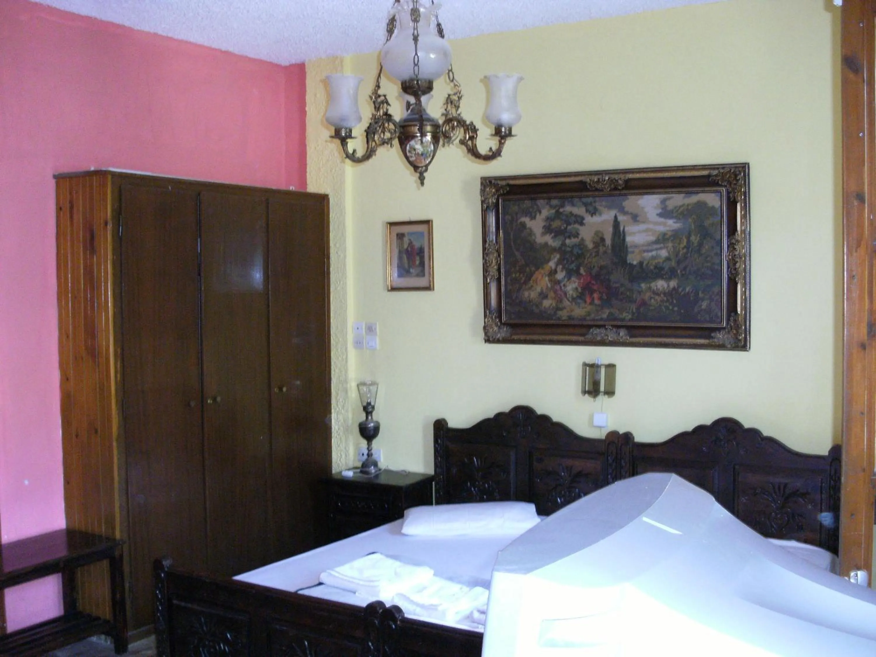 Bed in Katerina Hotel