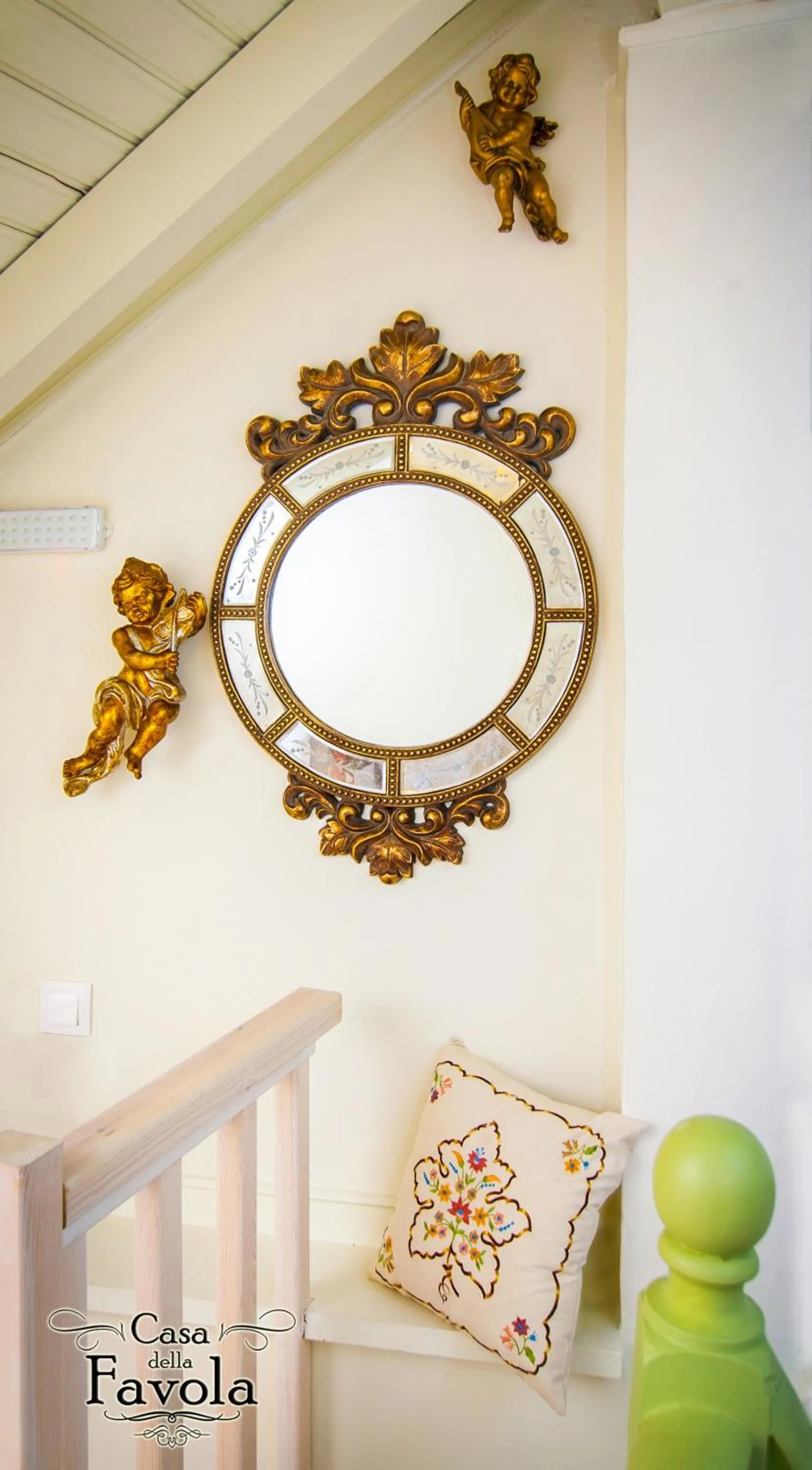 Decorative detail in Casa della Favola Boutique Hotel