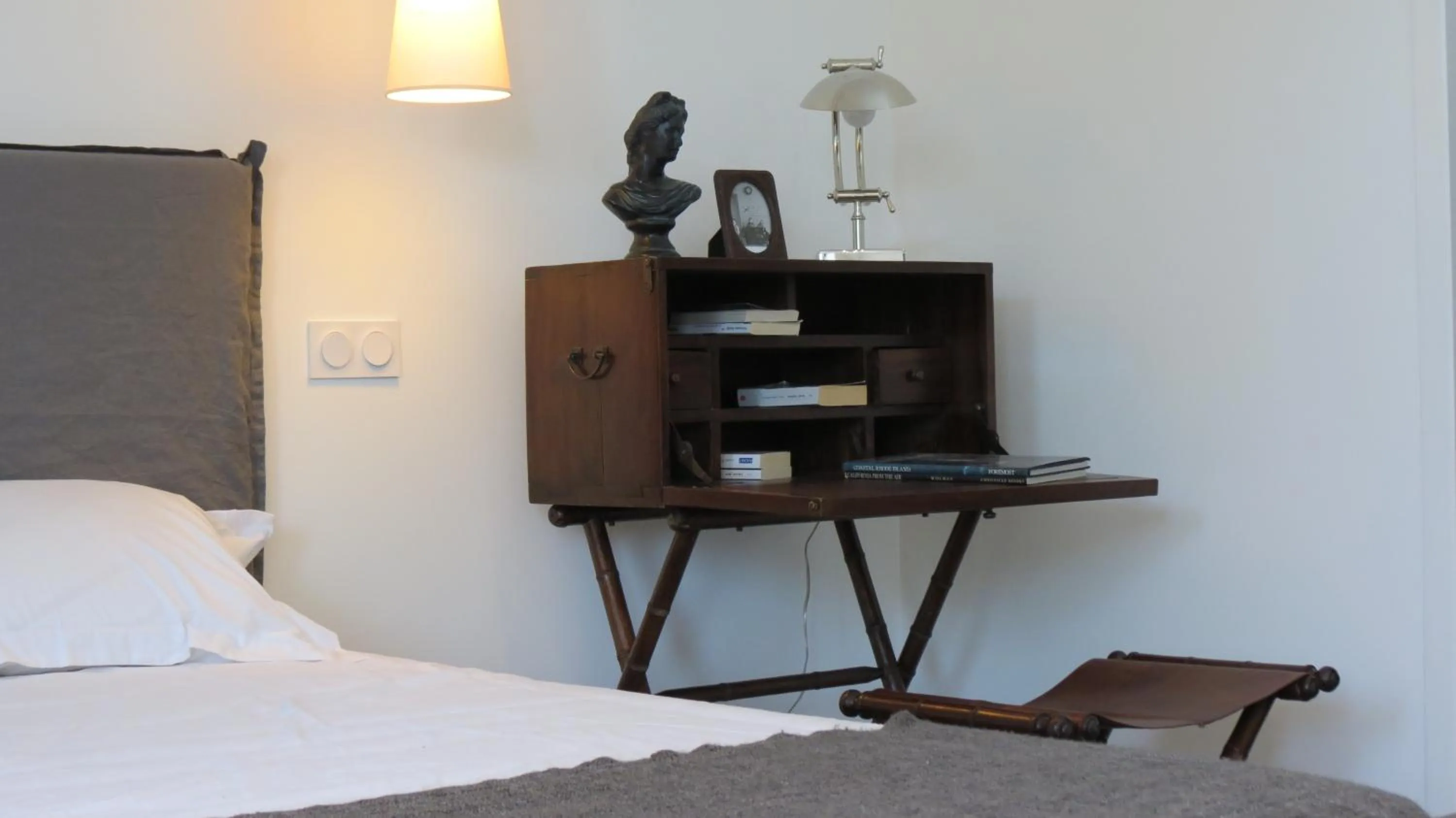 Decorative detail, Bed in Le Castellas du Pic St Loup