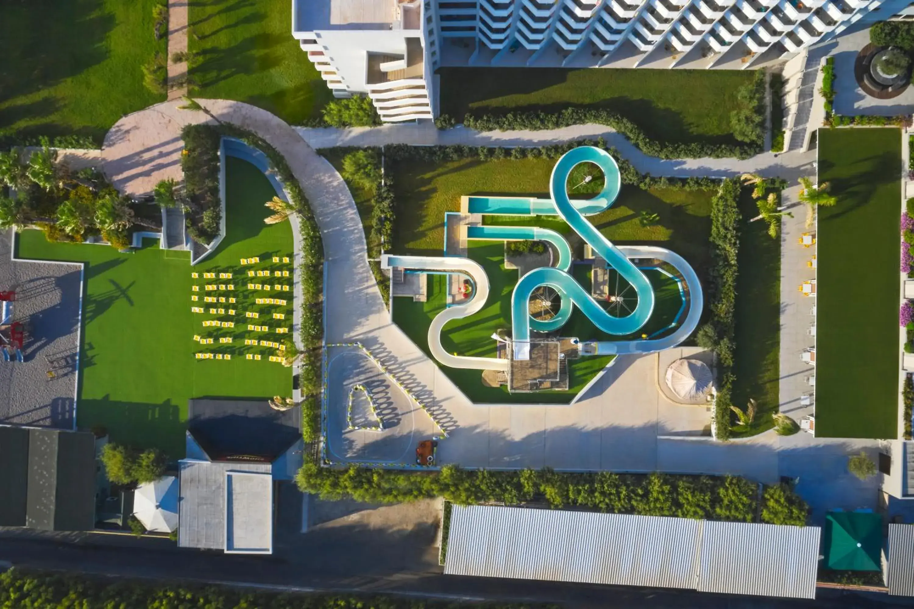 Bird's eye view in Esperides Beach Resort Bird's eye view in Esperides Beach Resort