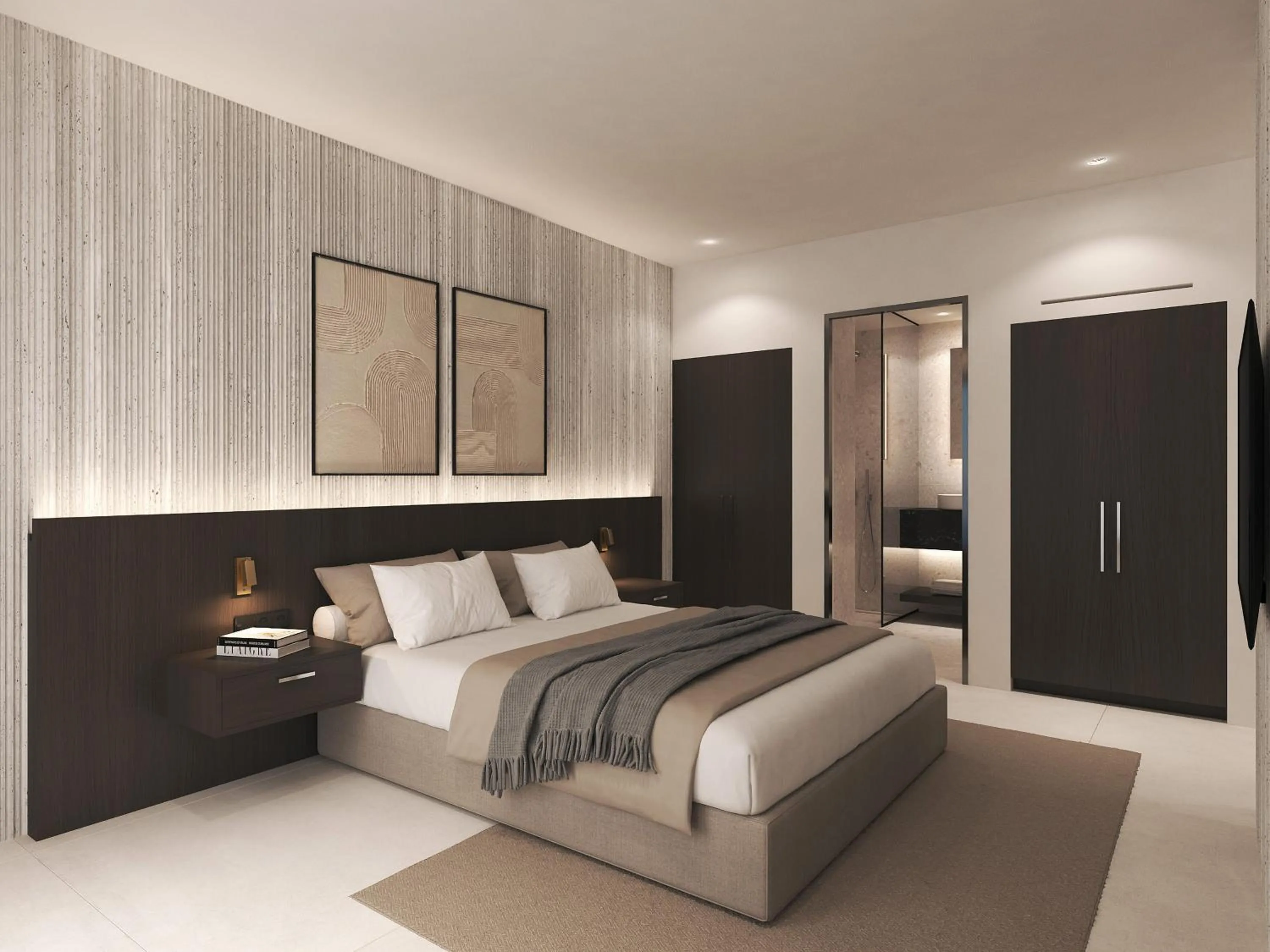 Bed in Esperides Beach Resort