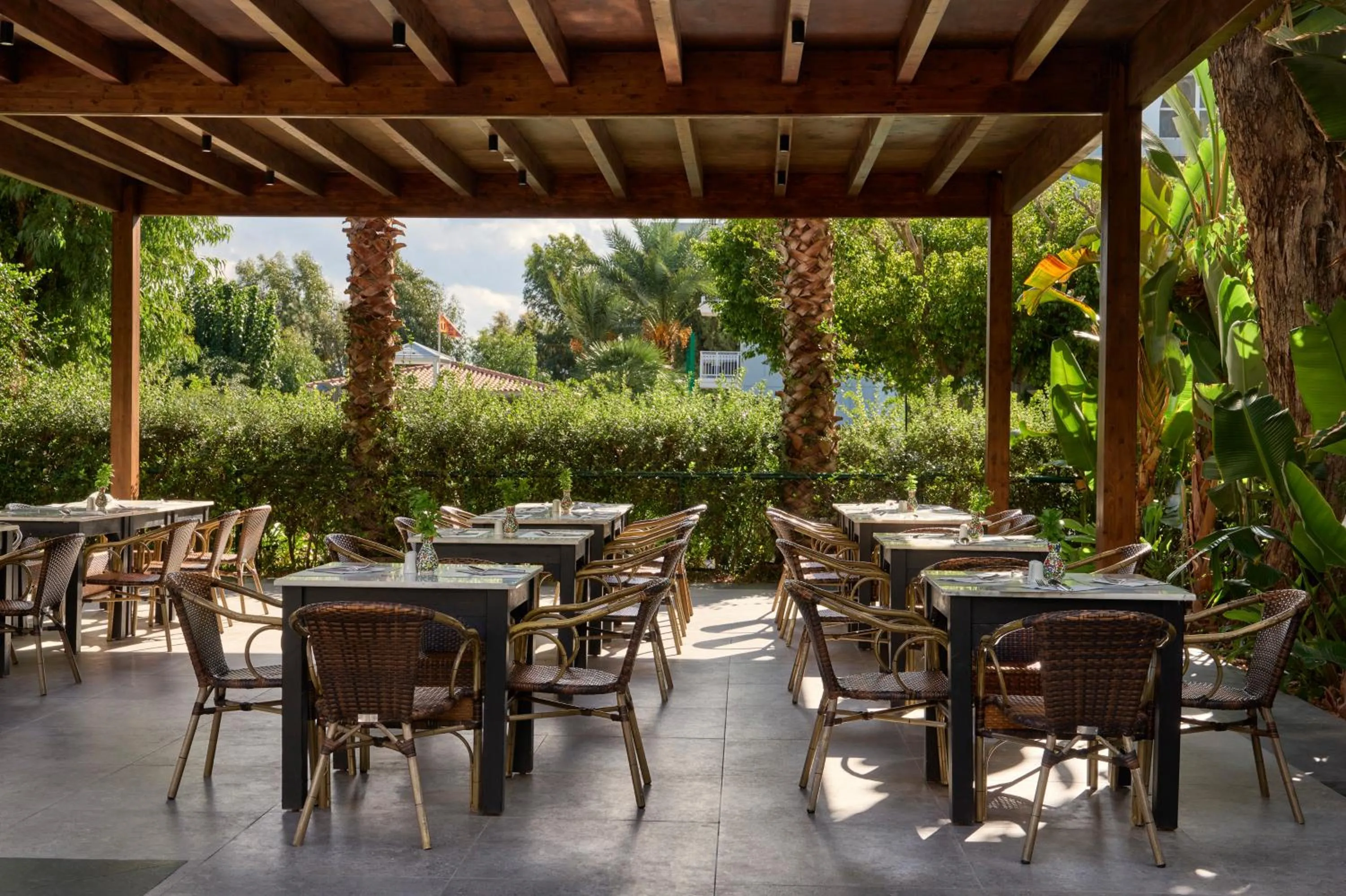 Patio in Esperides Beach Resort