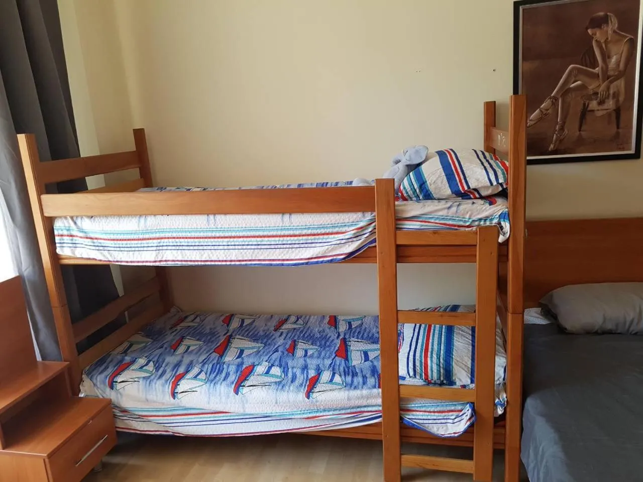 Bedroom in Privates, schönes und grosses Appartement in Goldstrand