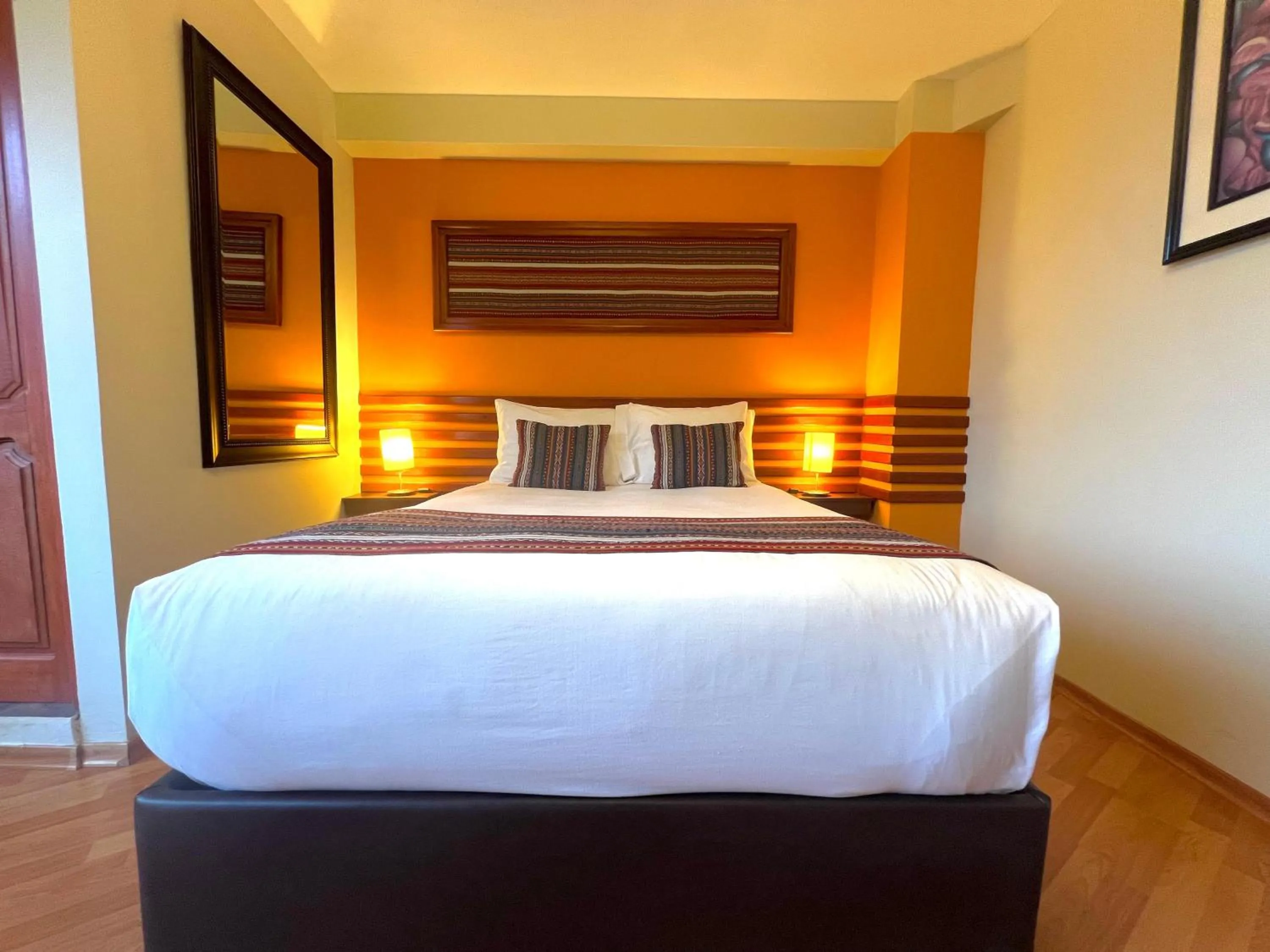 Bed in Hotel Chinchero Boutique & Tours