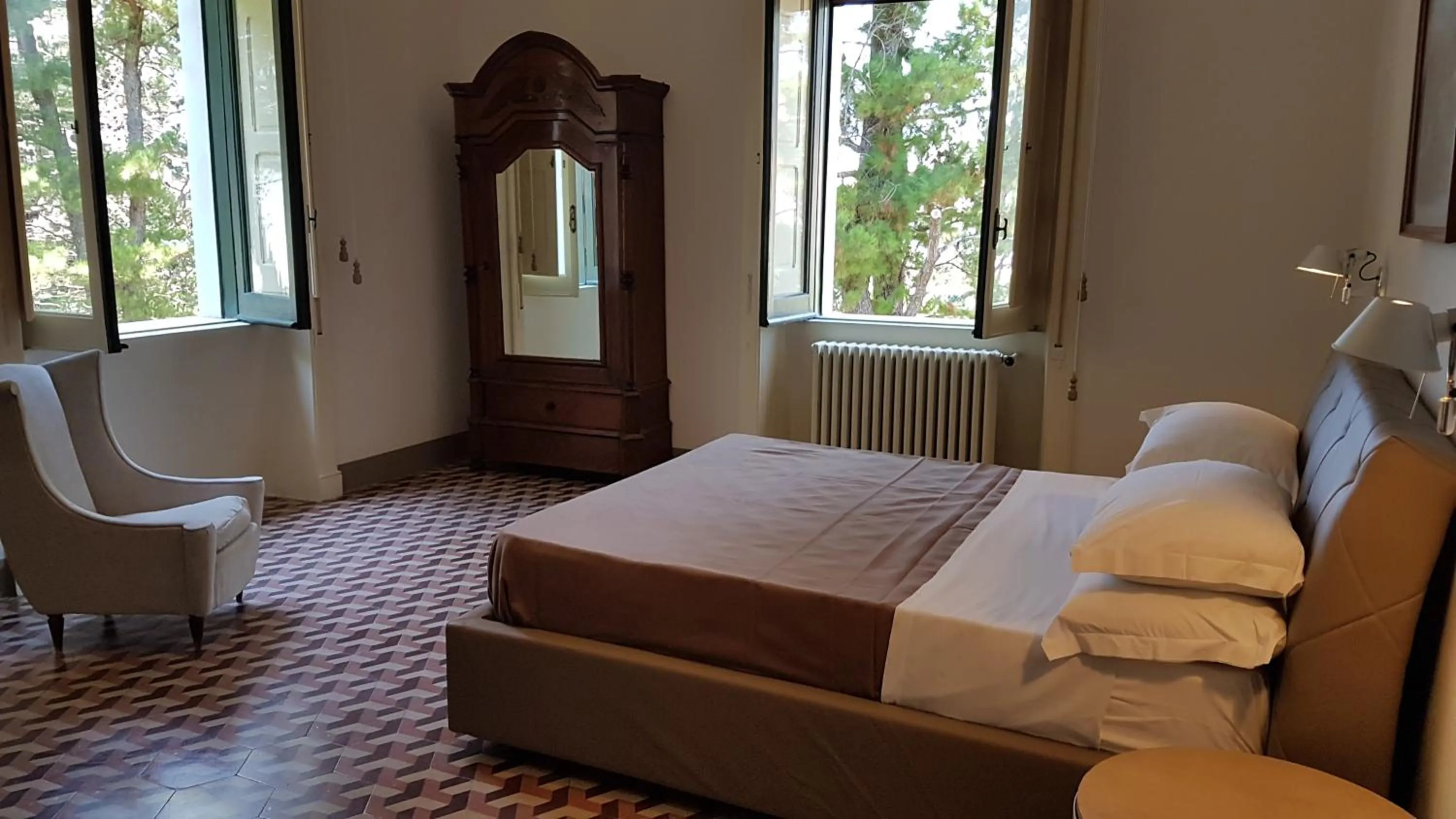 Bed in Villa Giordanelli