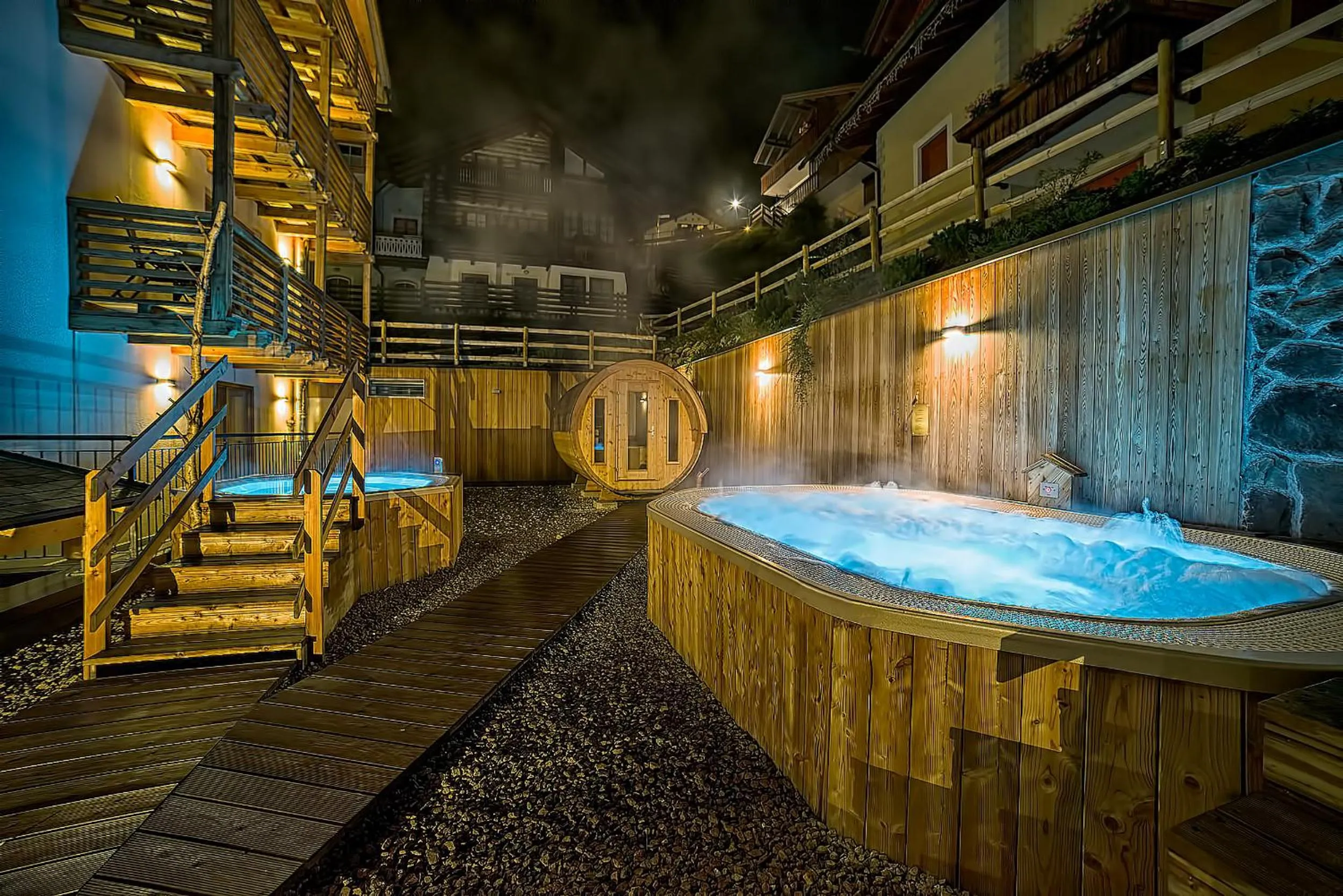Hot Tub in Chalet Marcora