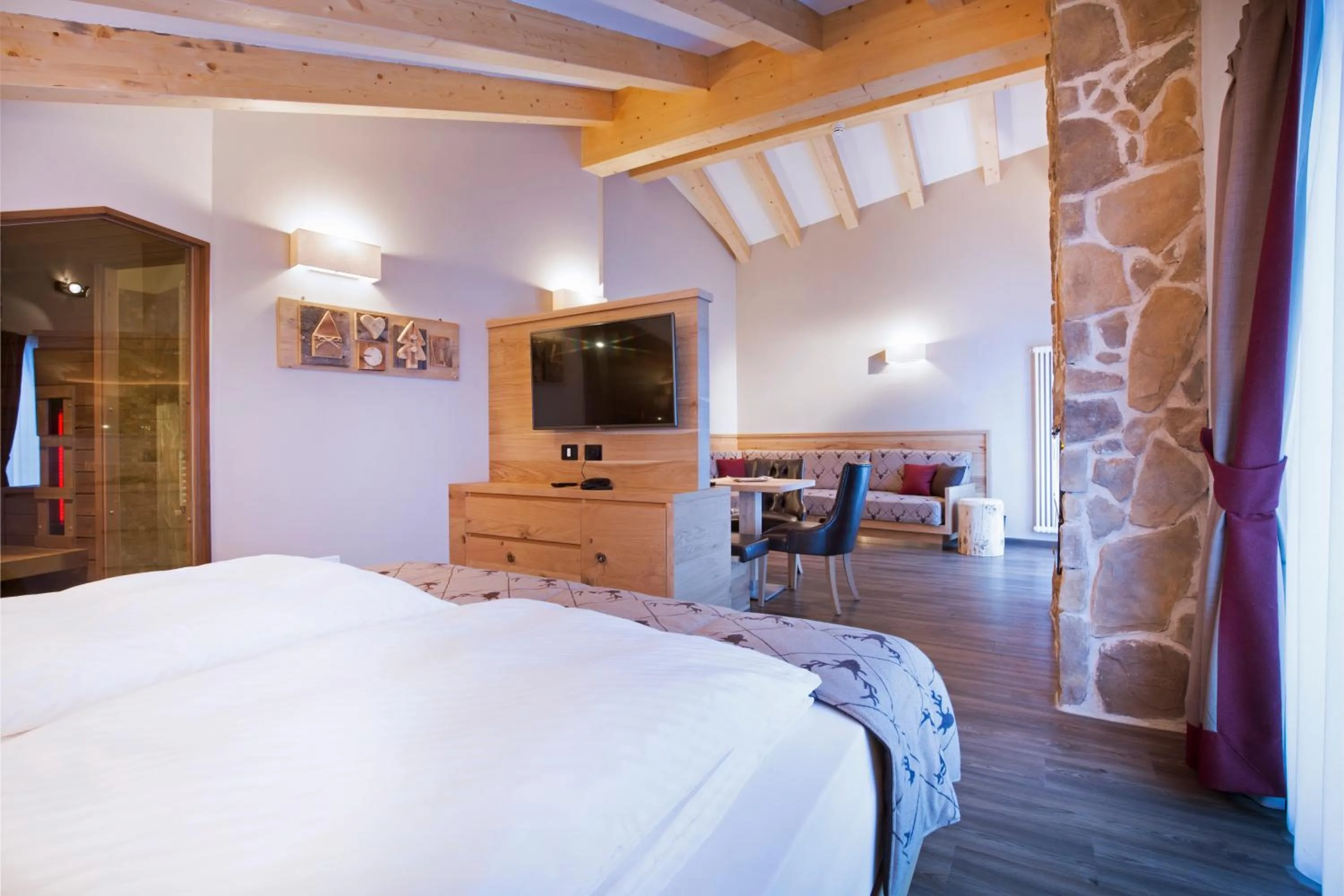 Photo of the whole room, Bed in Chalet Marcora
