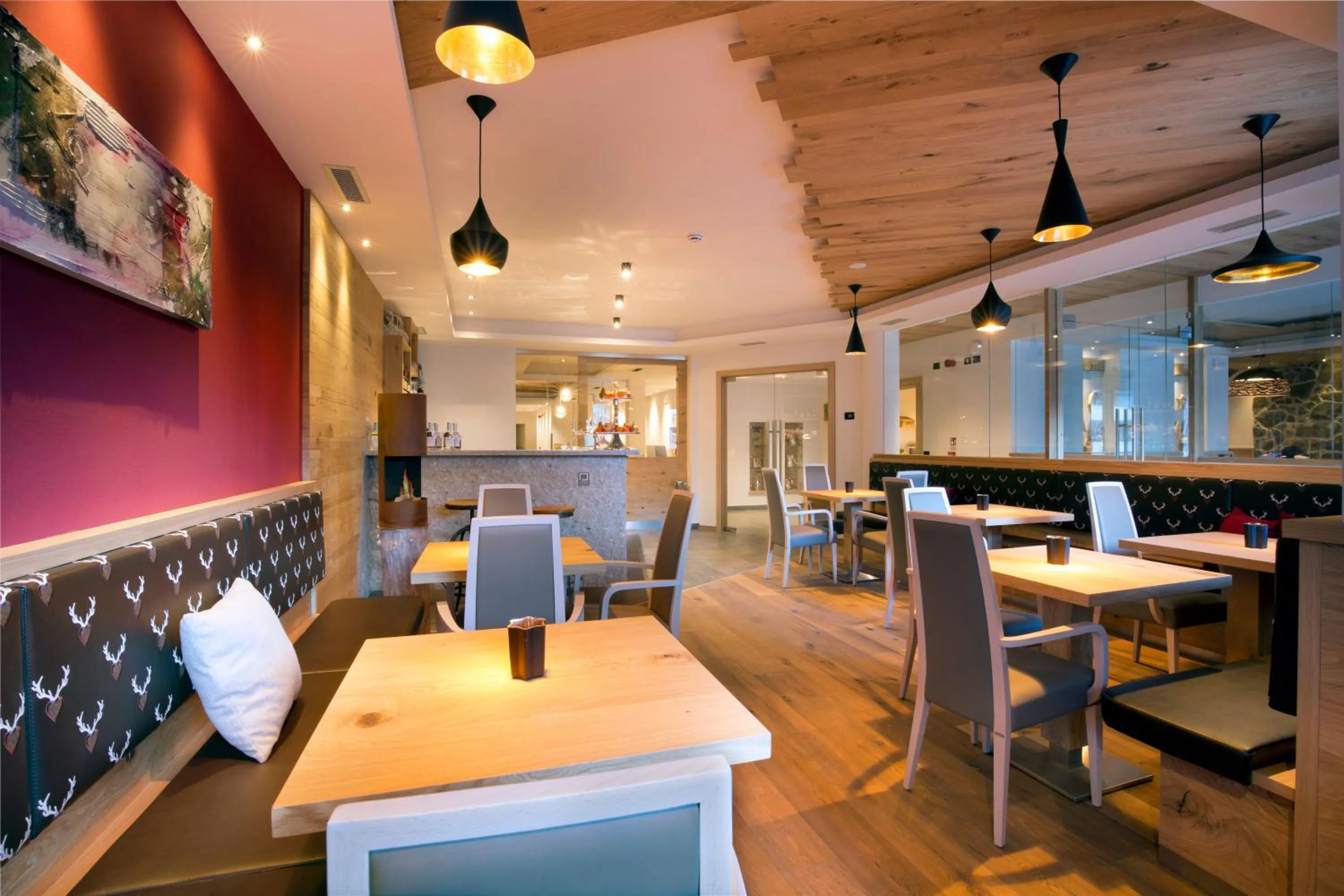 Dining area in Chalet Marcora