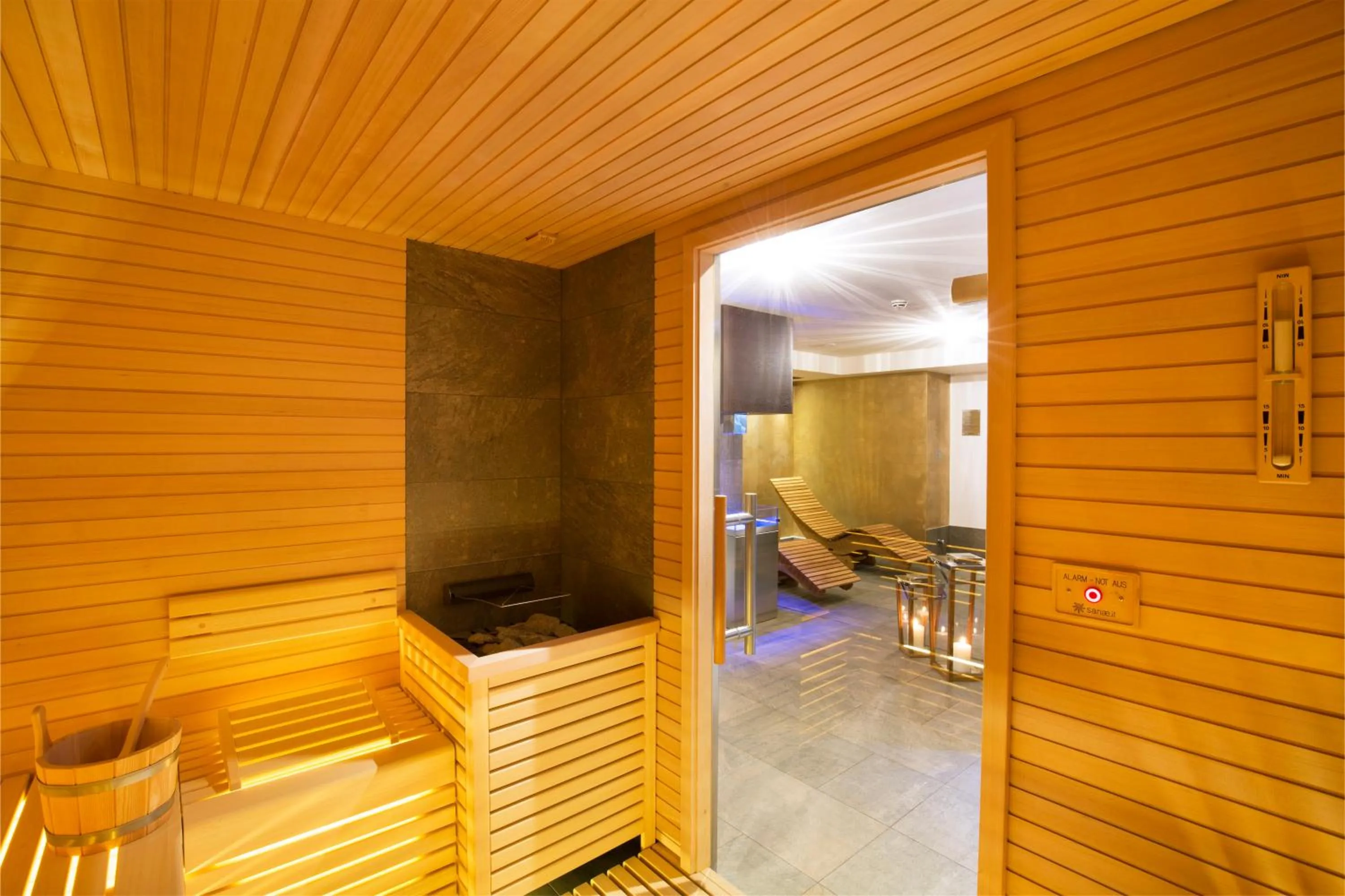 Sauna in Chalet Marcora