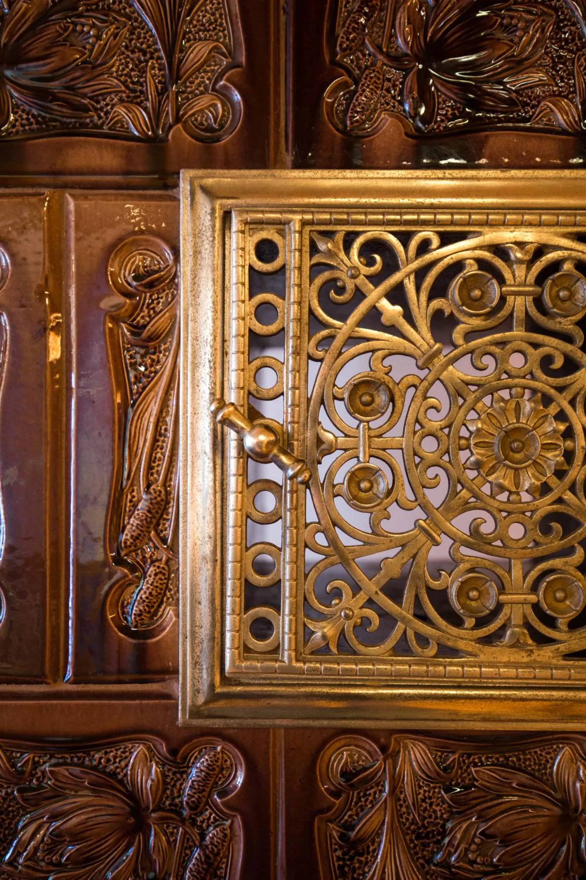 Decorative detail in Chalet Marcora