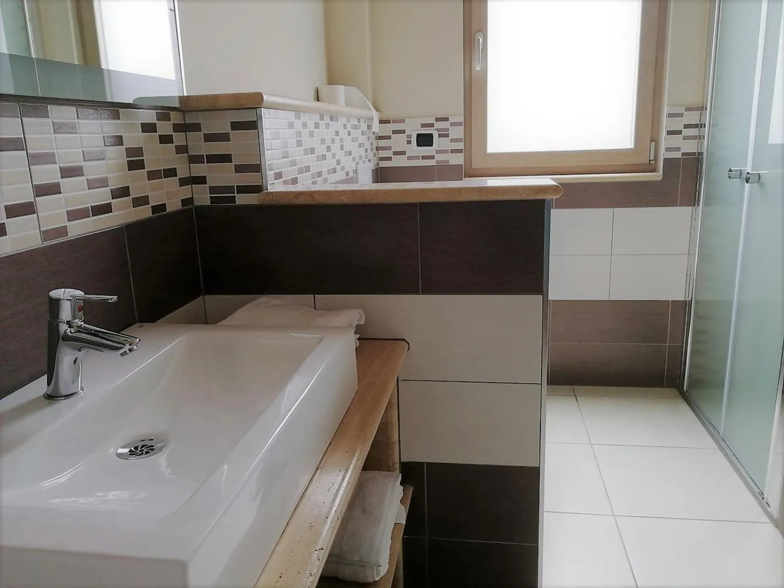 Bathroom in B & B Le due noci