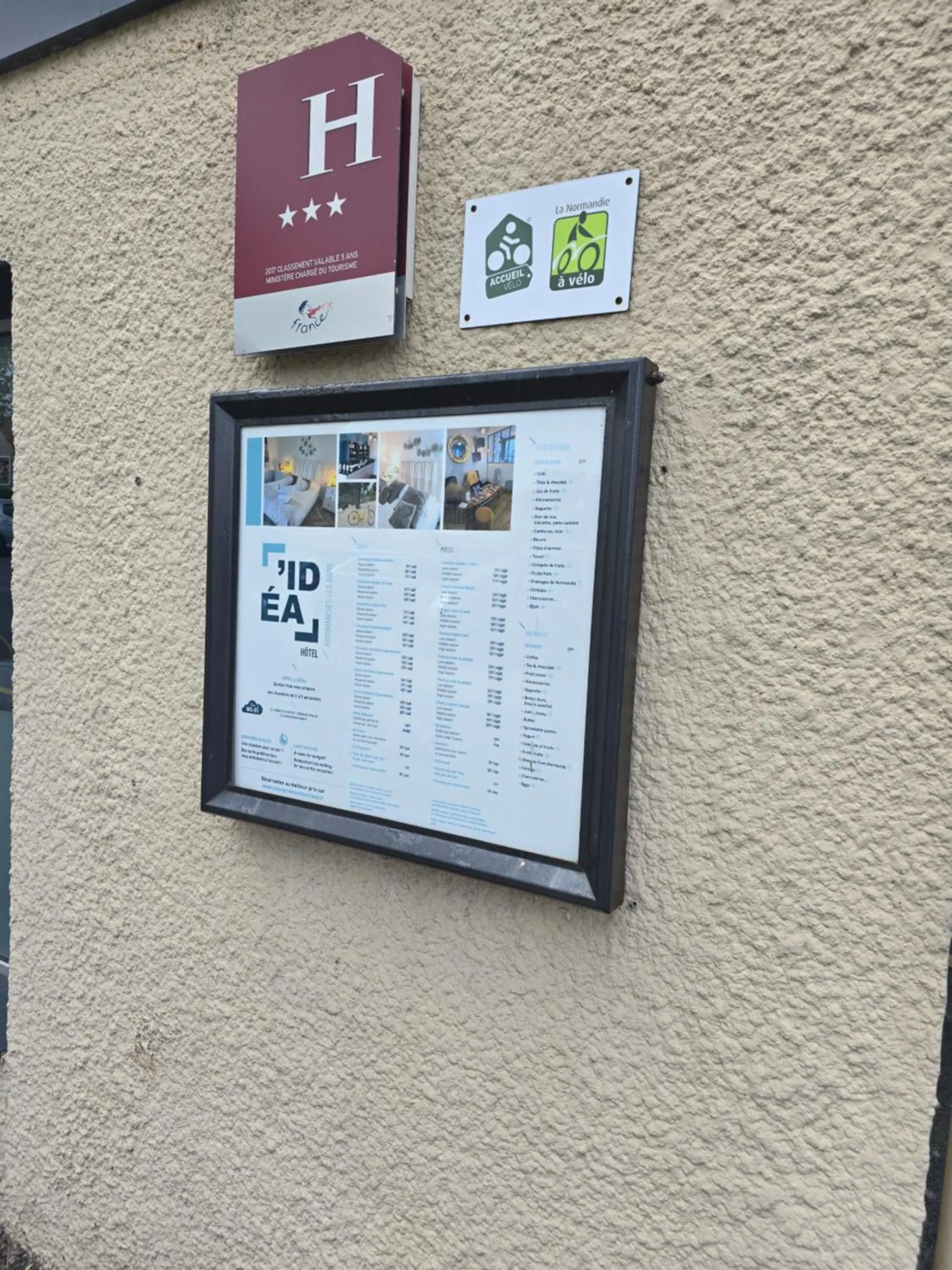 Certificate/Award in Hôtel L'ideal le Mountbatten