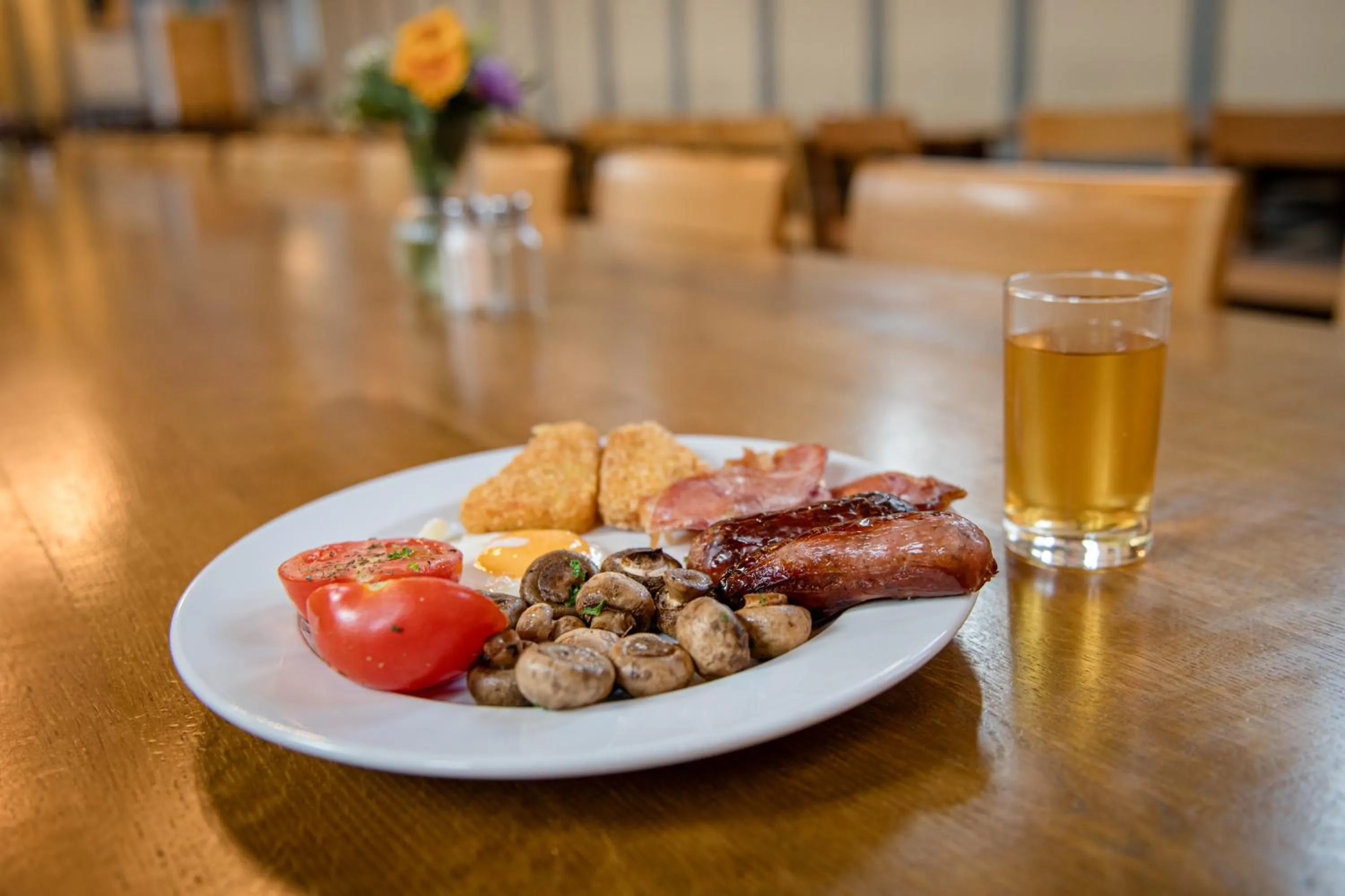 Breakfast in West Court- Jesus College