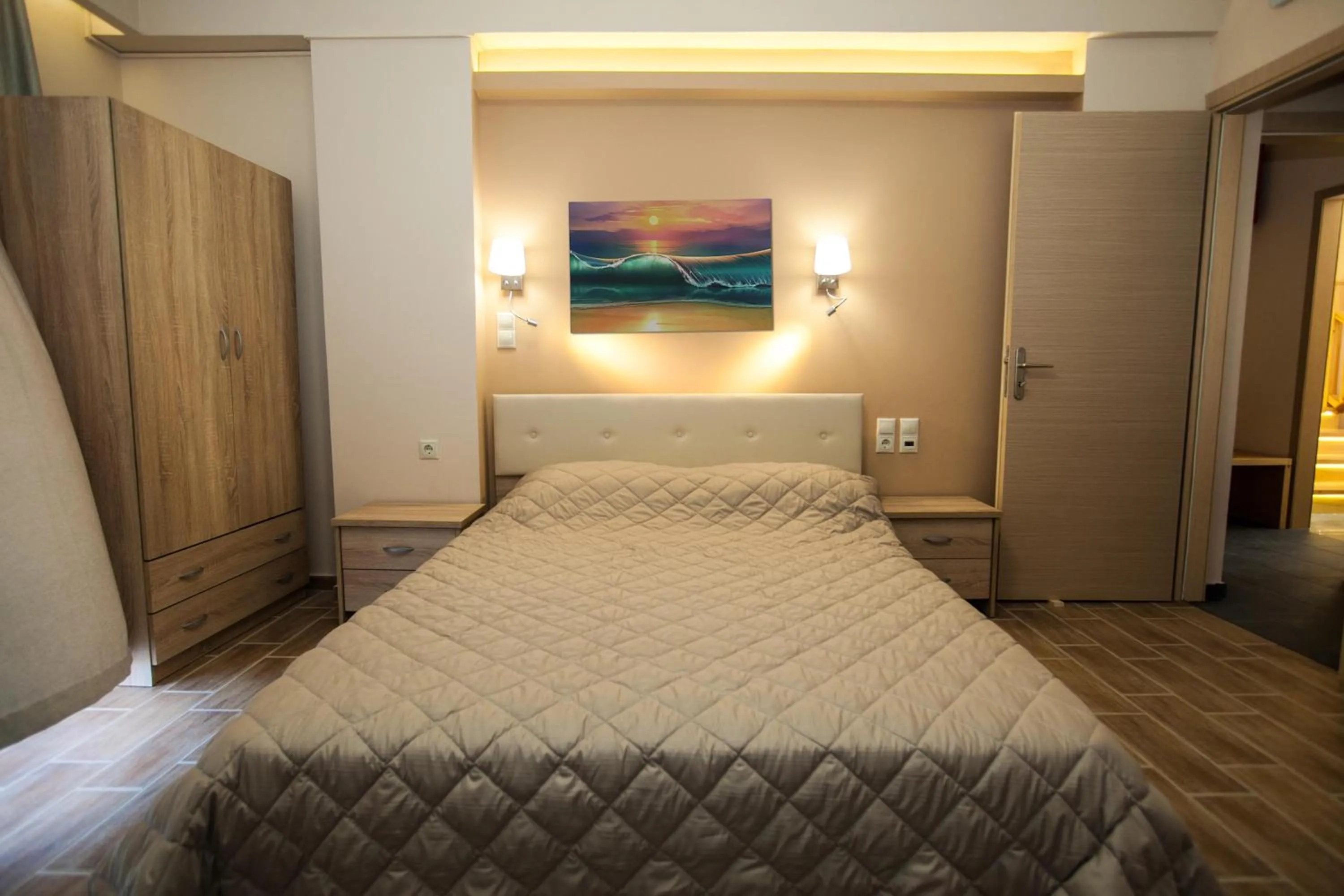 Bed in Vista Del Mare Rooms