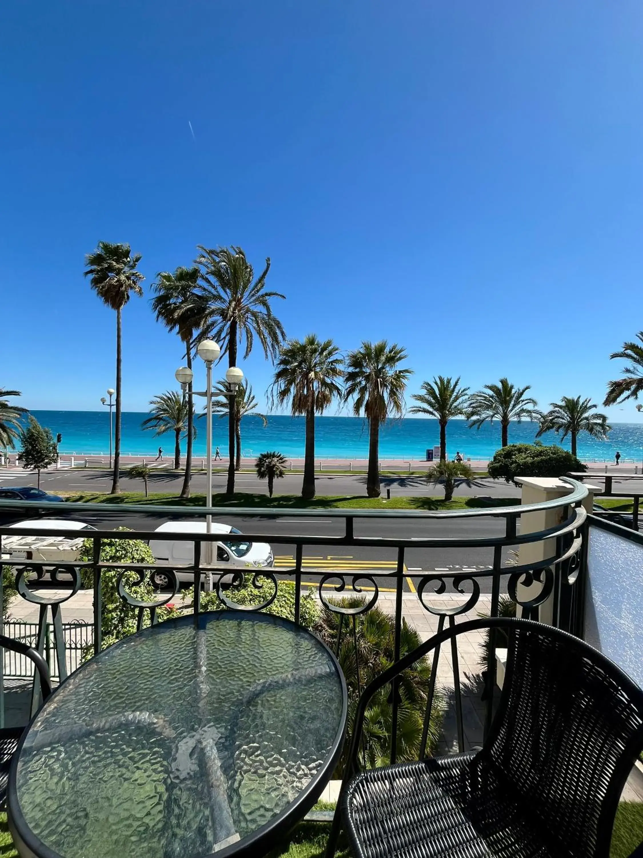 Sea view, Balcony/Terrace in Hotel Flots d'Azur