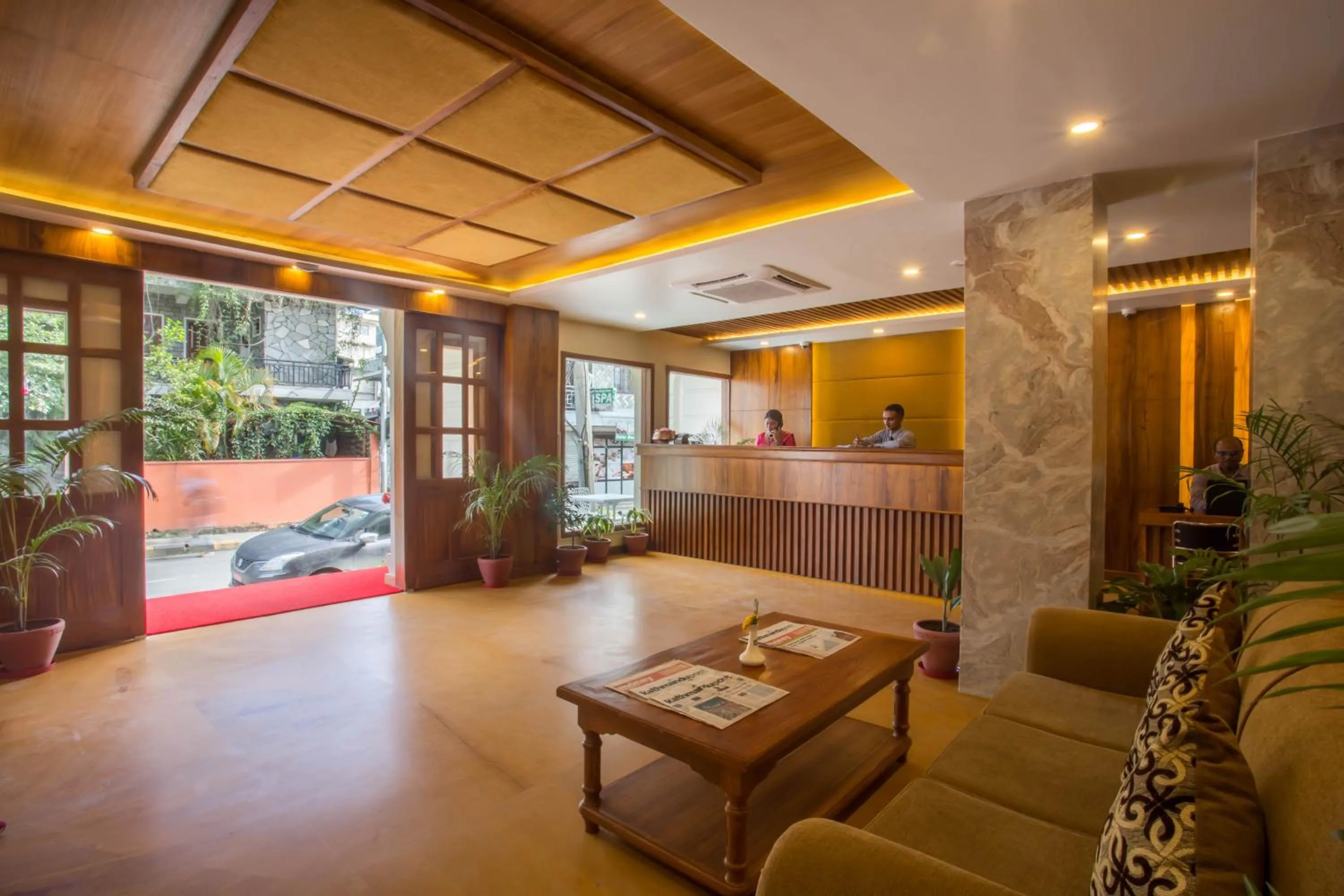 Lobby or reception in Hotel Portland