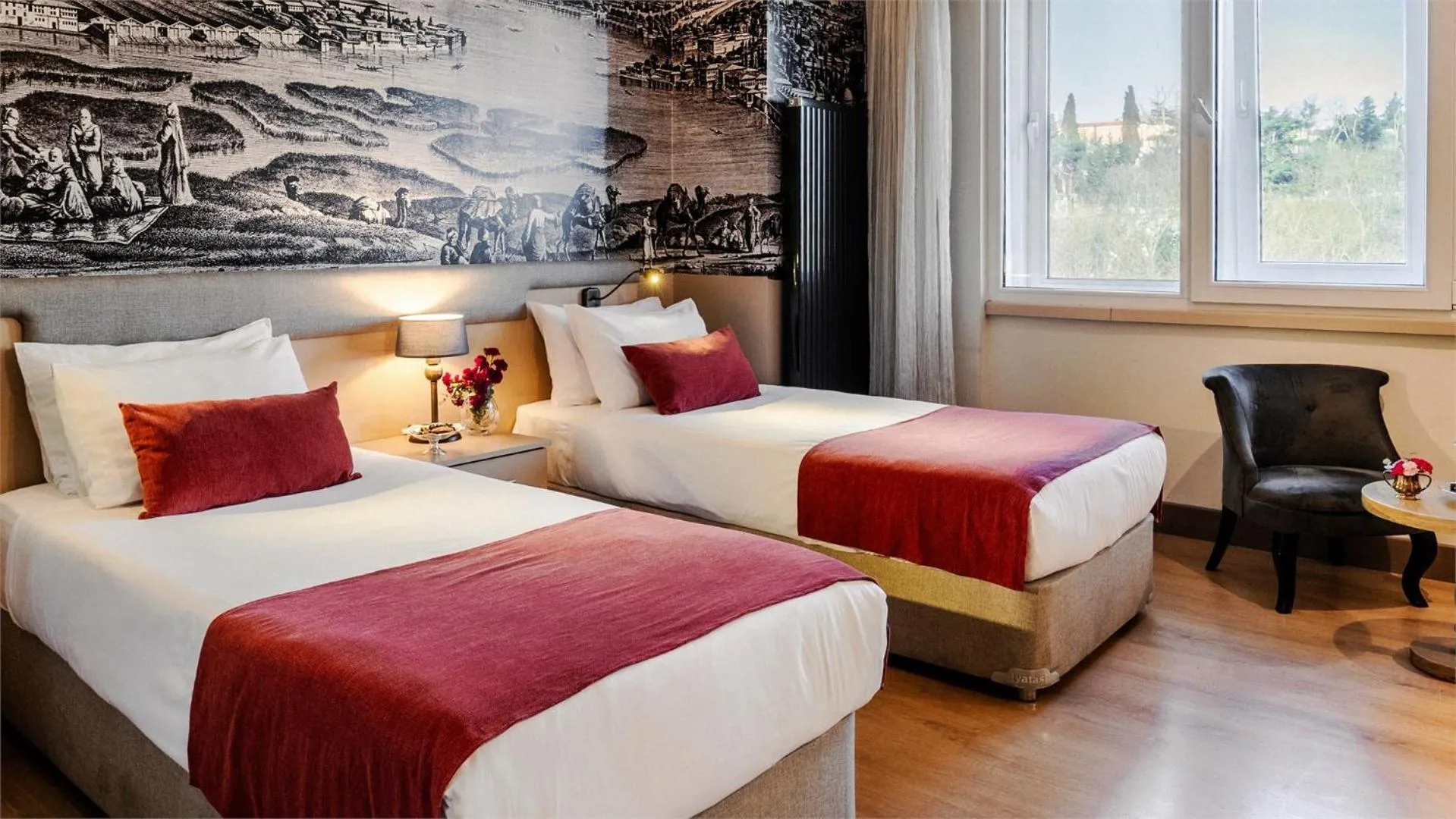 Bedroom, Bed in Cheya Beşiktaş Istanbul Bosphorus City Center Hotel & Suites