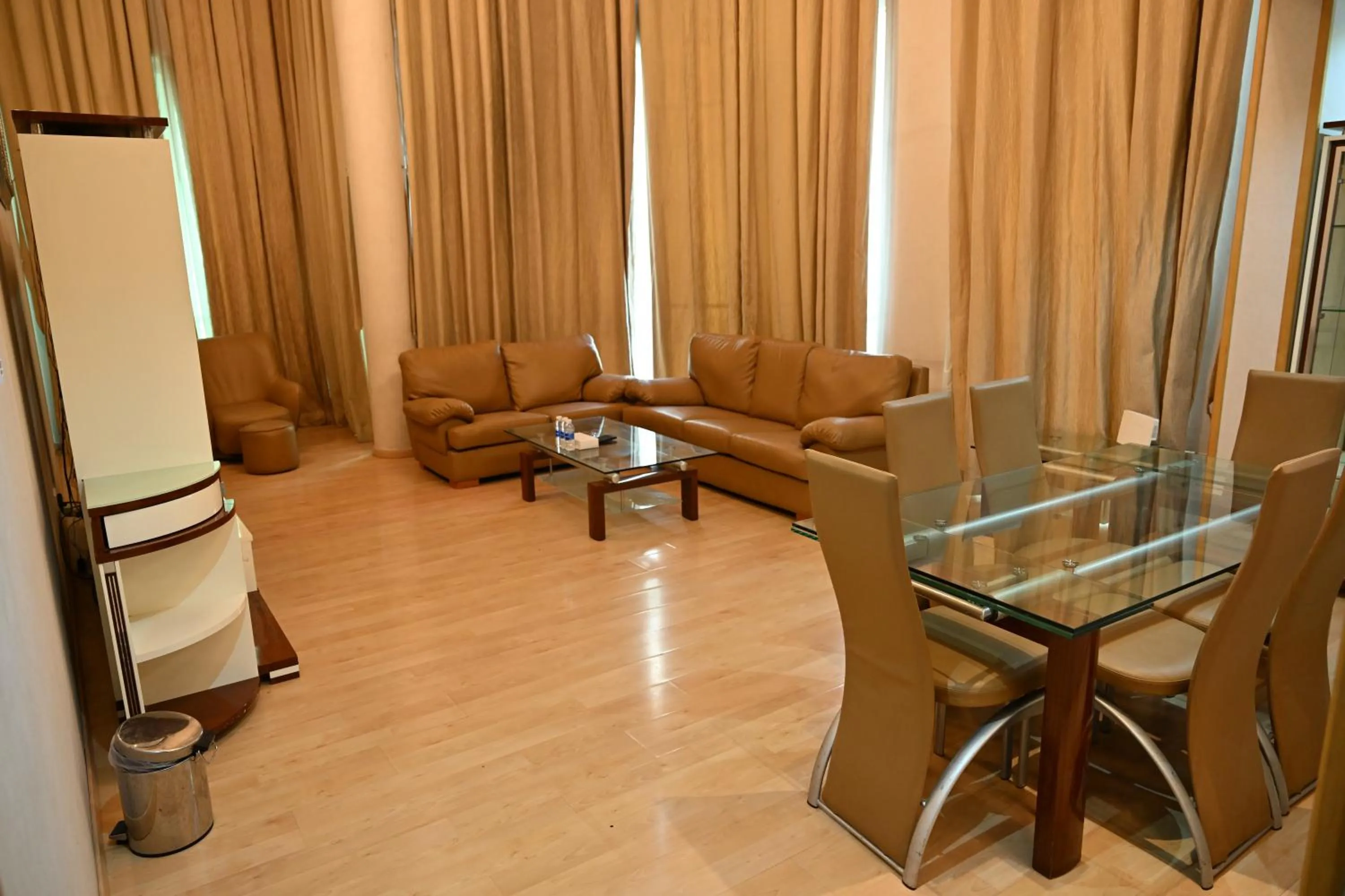 Seating area in One Pavilion Luxury Serviced Apartments