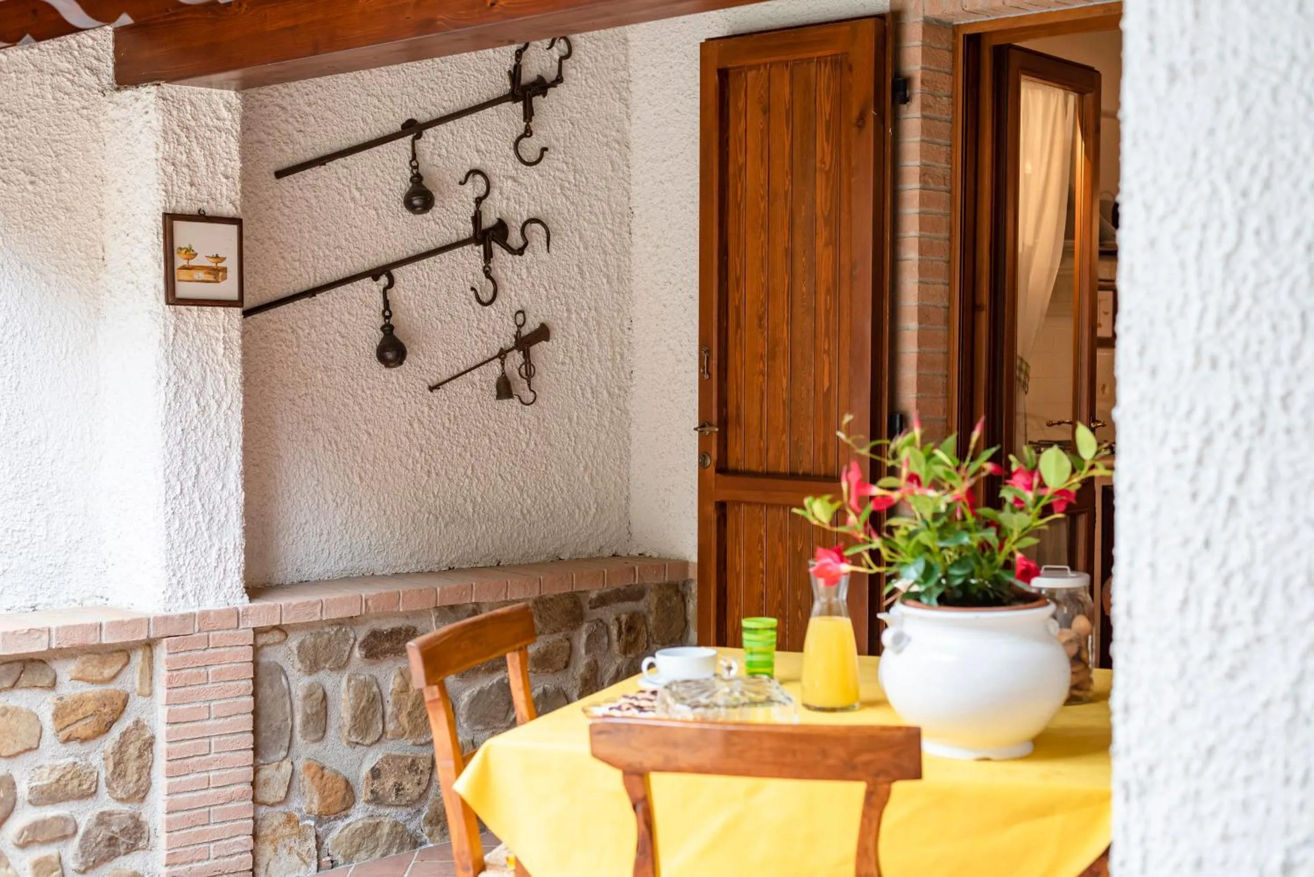 Balcony/Terrace in Agriturismo La Rombaia