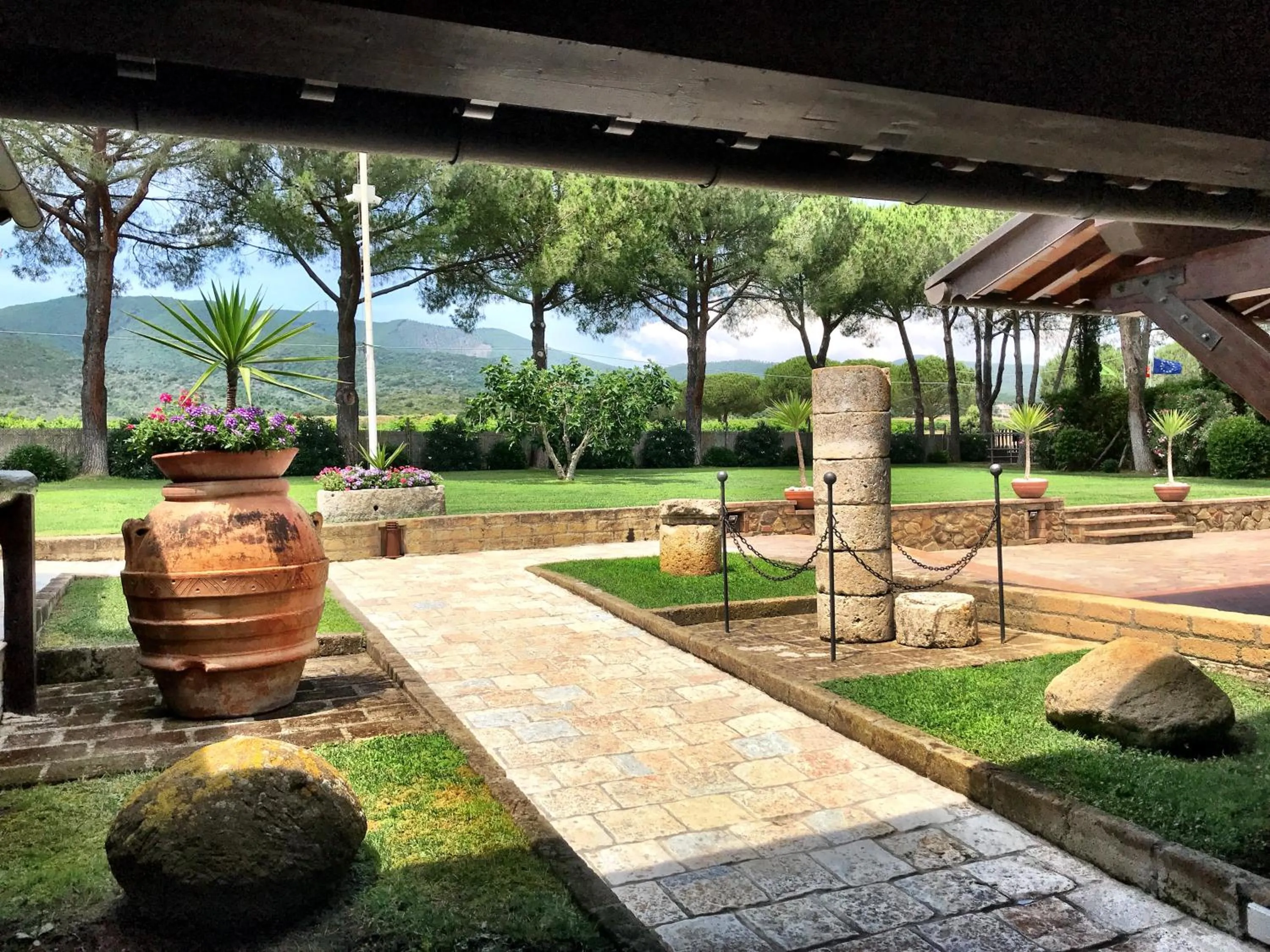Garden in Agriturismo La Rombaia