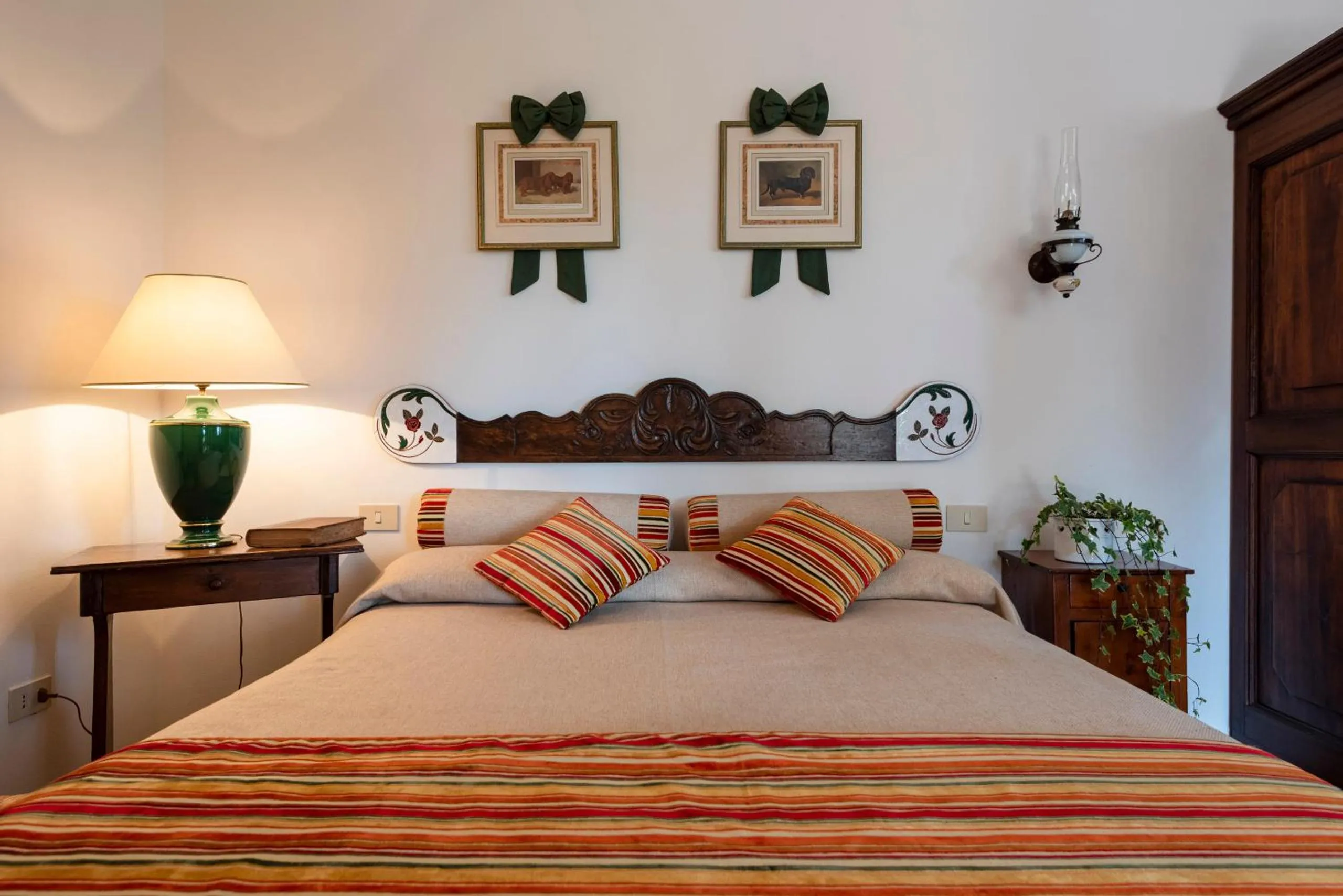 Bed in Agriturismo La Rombaia