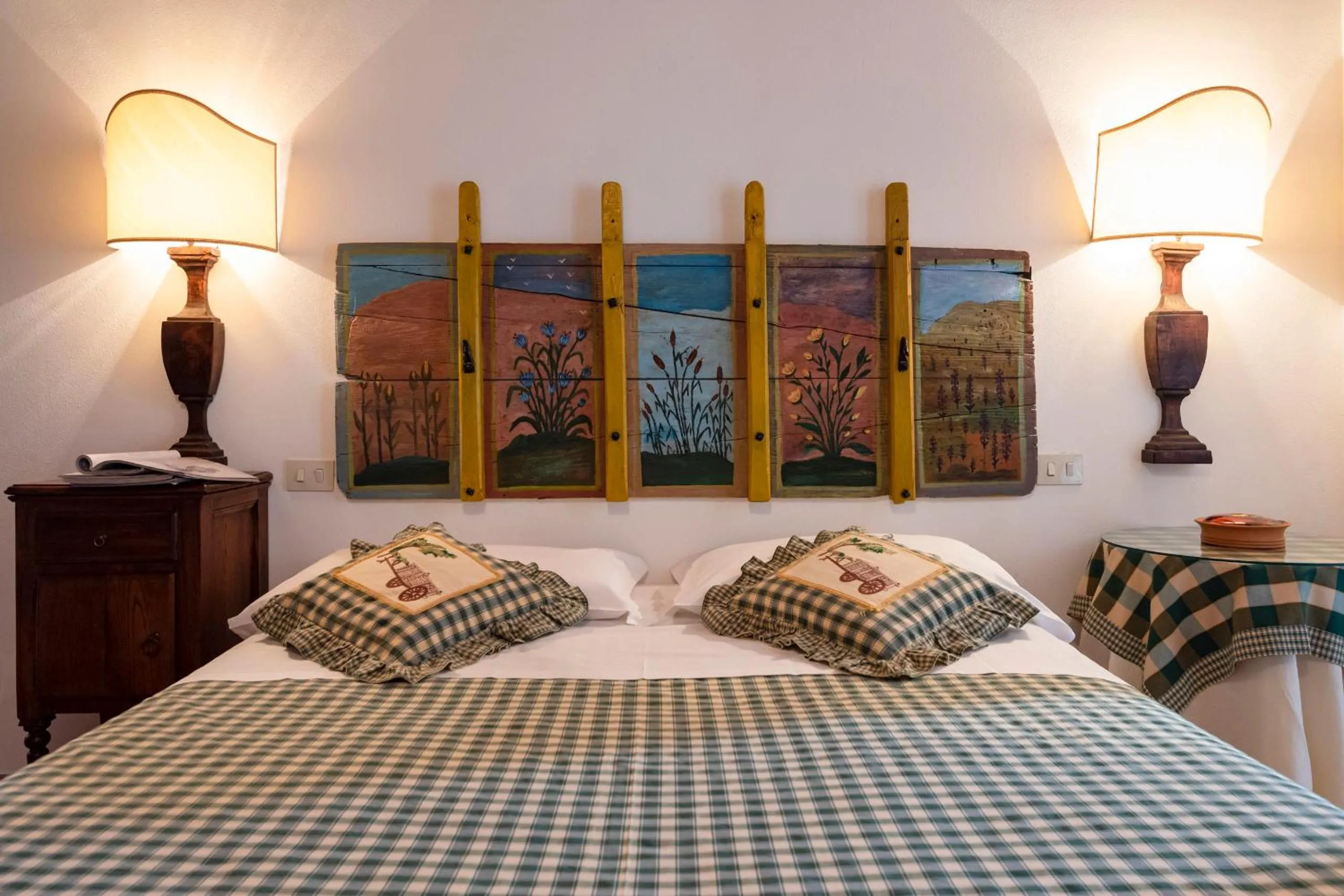 Bed in Agriturismo La Rombaia