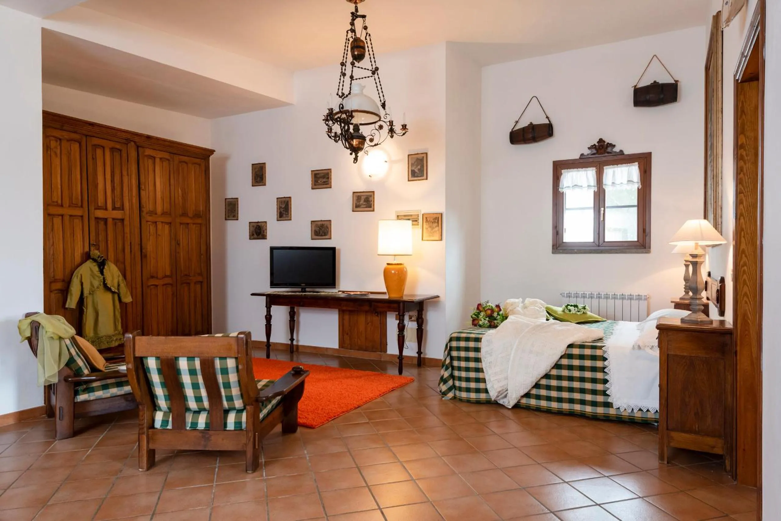 Bedroom in Agriturismo La Rombaia