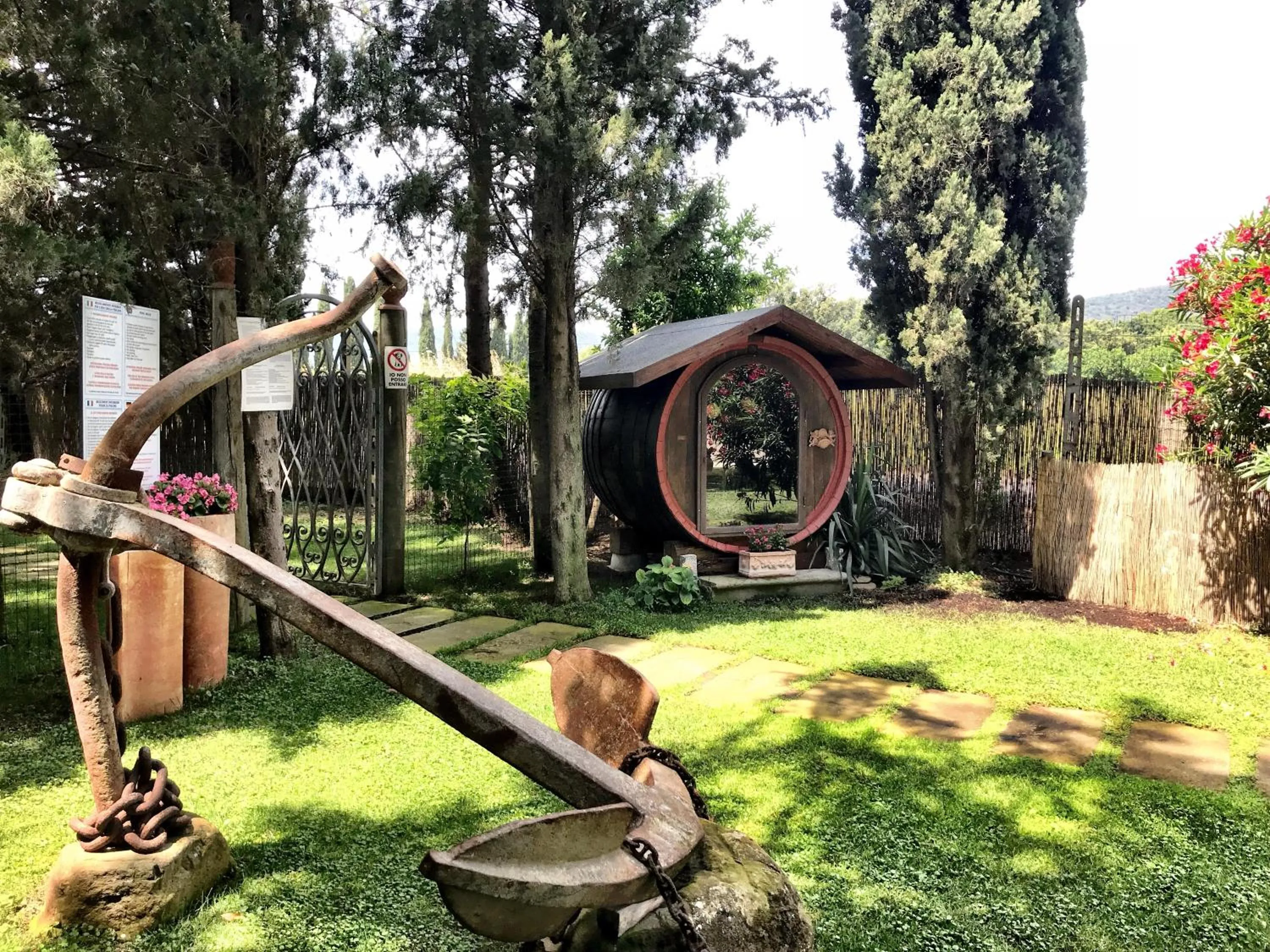 Garden in Agriturismo La Rombaia