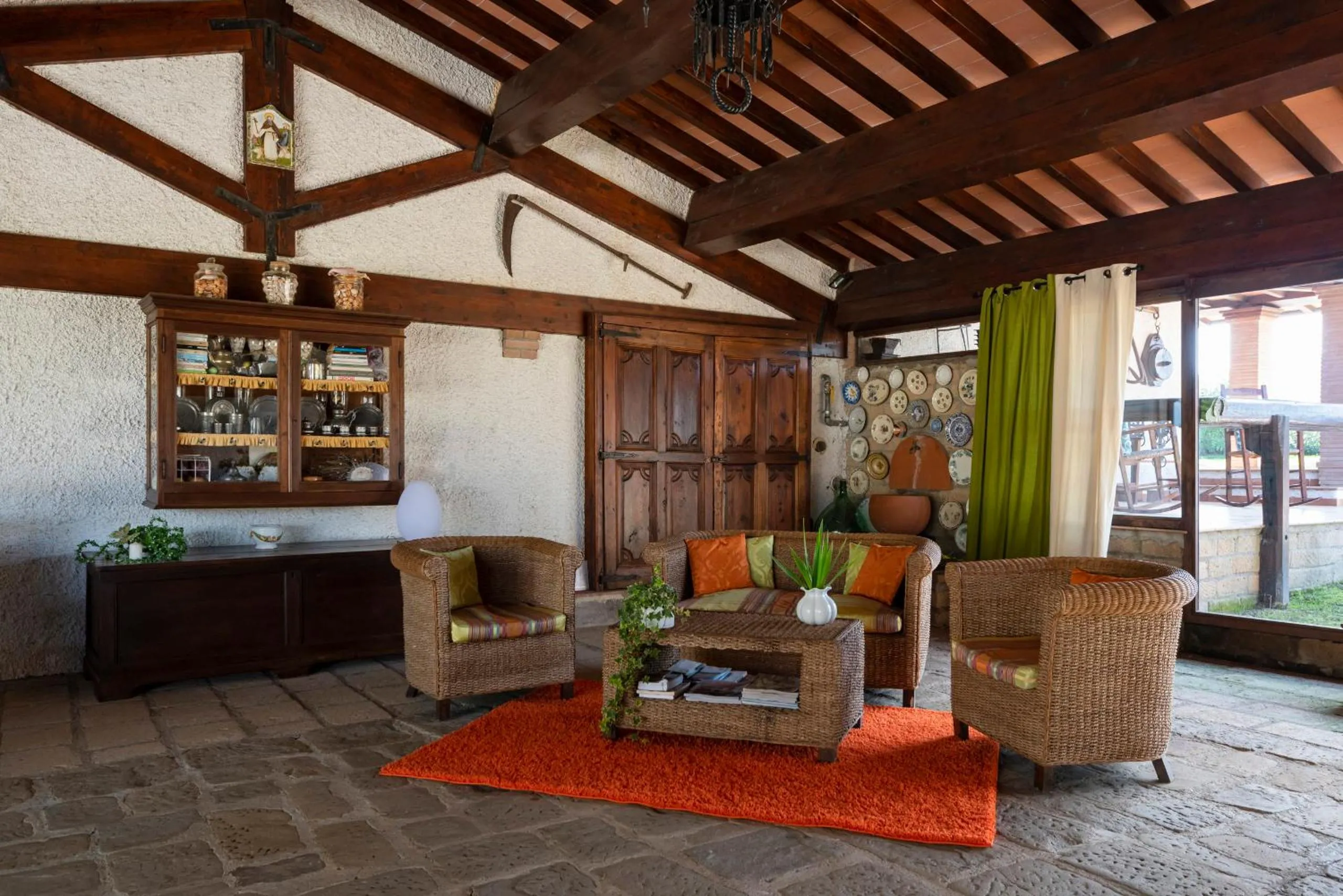 Lobby or reception in Agriturismo La Rombaia