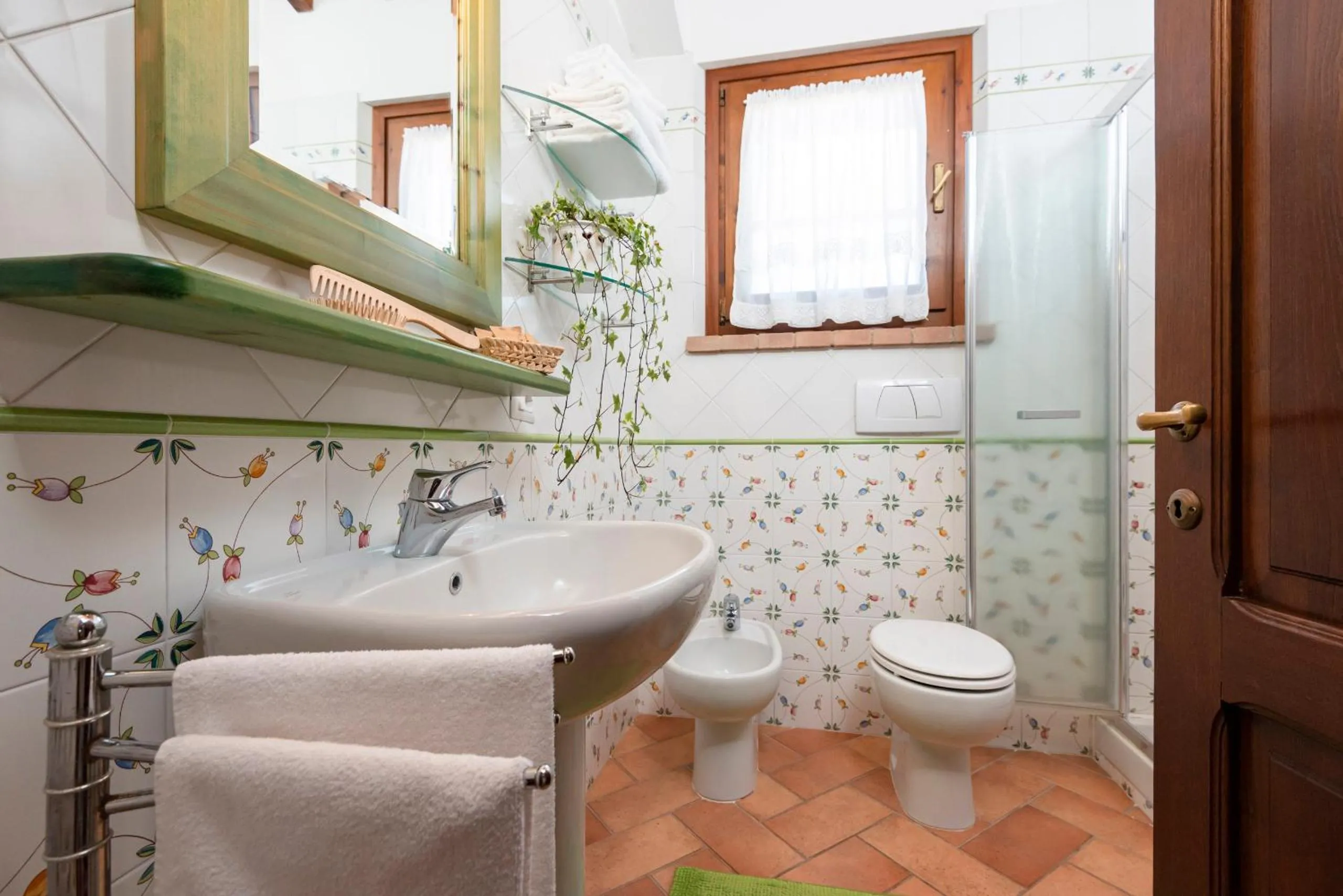 Bathroom in Agriturismo La Rombaia
