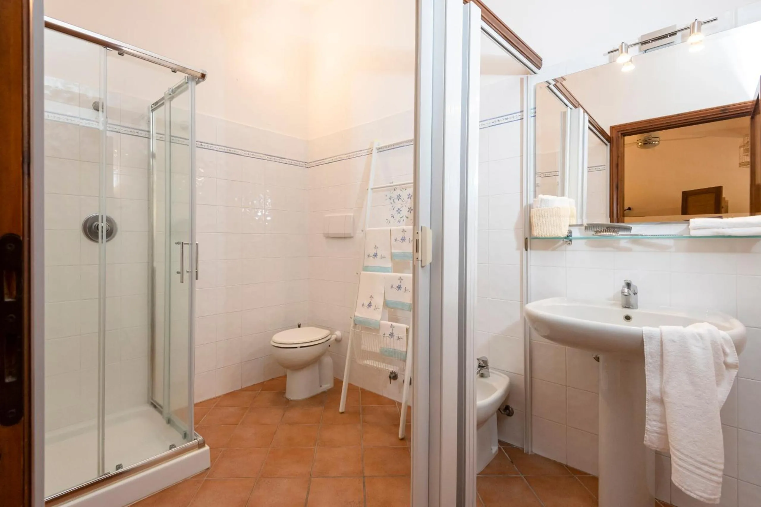 Bathroom in Agriturismo La Rombaia
