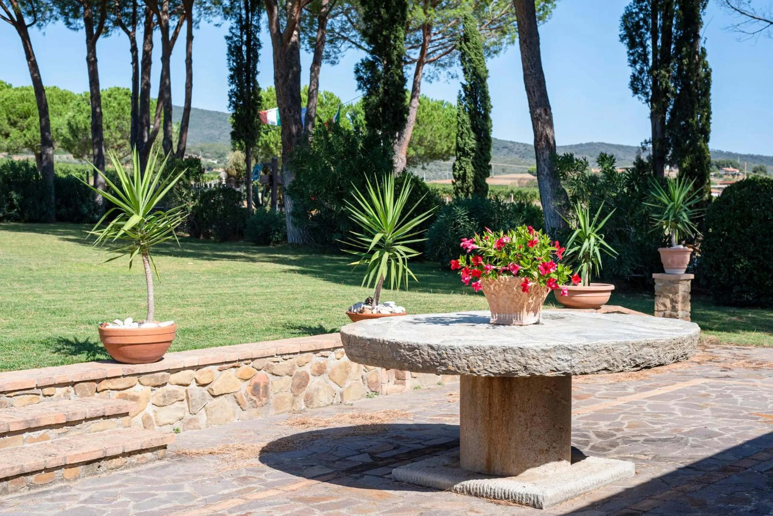 Garden in Agriturismo La Rombaia