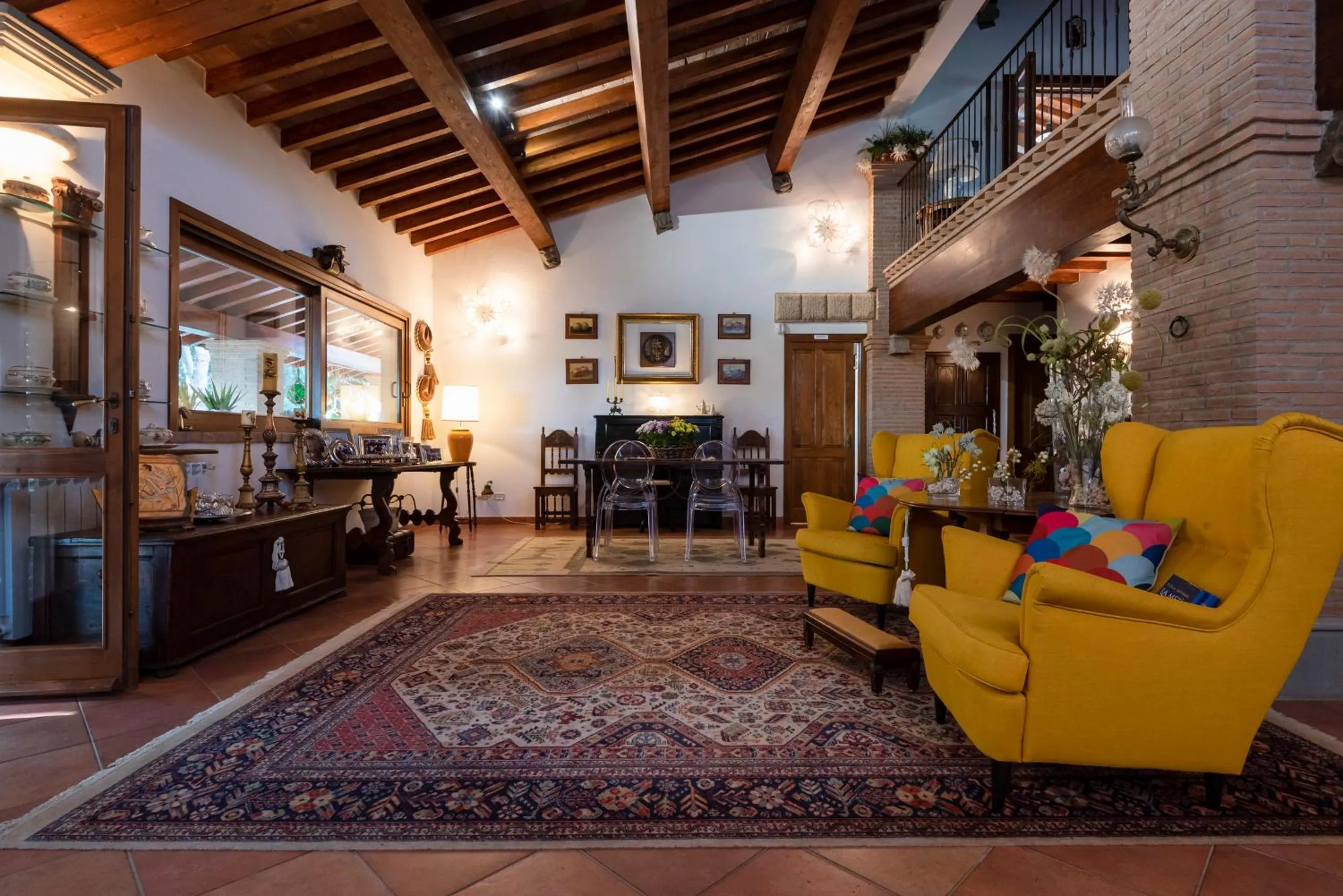 Lobby or reception in Agriturismo La Rombaia