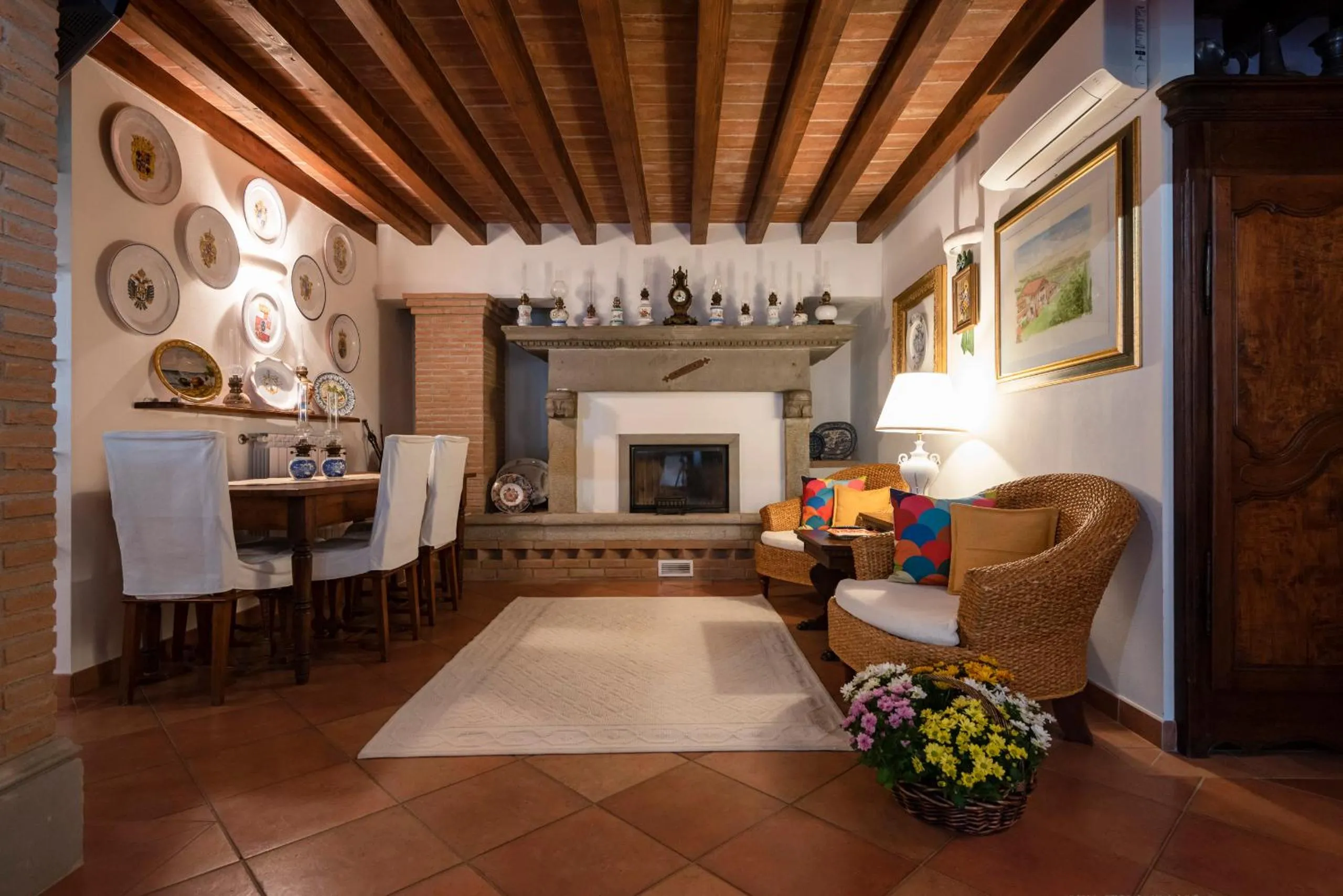 Lobby or reception in Agriturismo La Rombaia