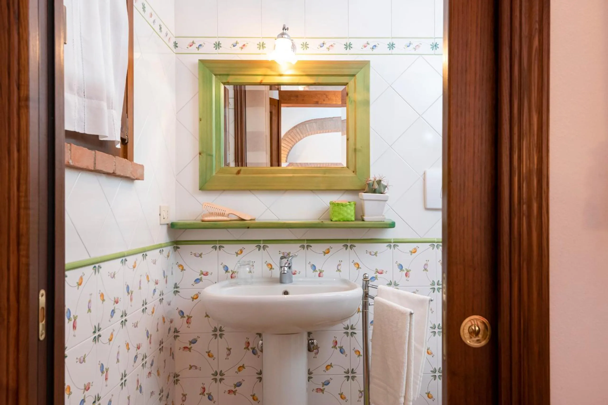 Bathroom in Agriturismo La Rombaia